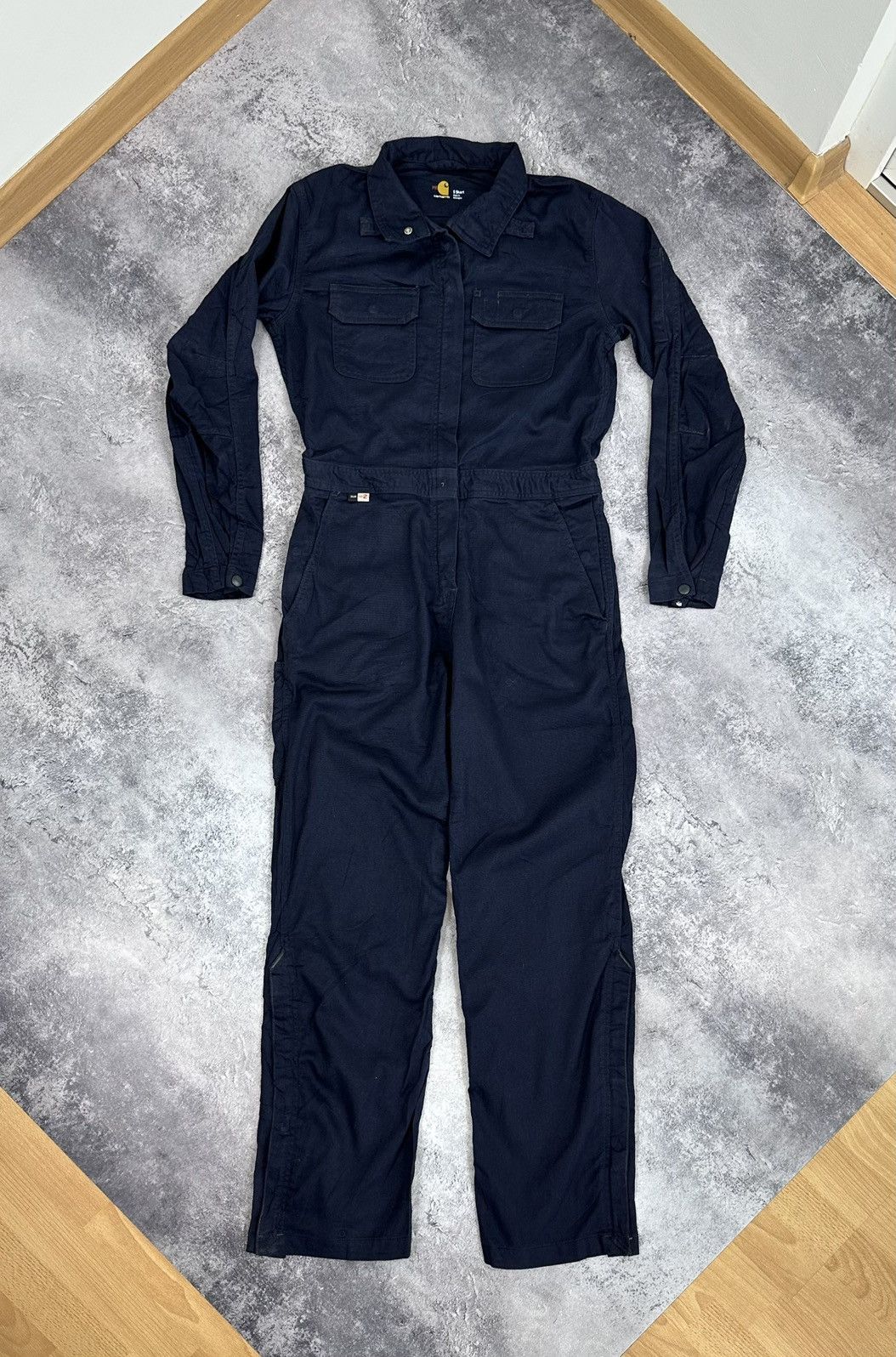 Vintage Carhartt Flame Resistant Utility Work Overall Suit