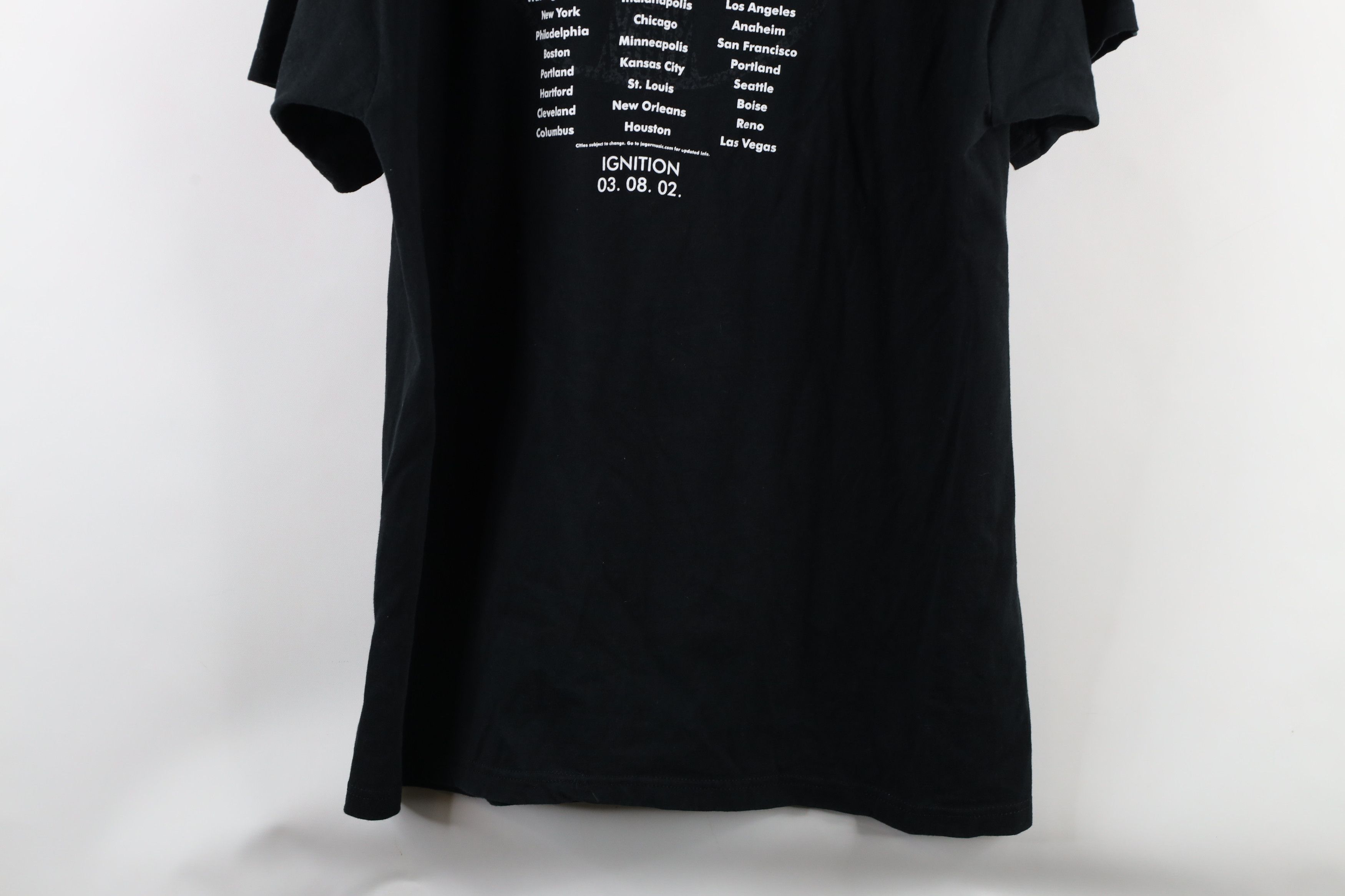 Vintage Vintage Y2K 2002 Jagermeister Music Tour Out T-Shirt Black Size US XL / EU 56 / 4 - 12 Thumbnail