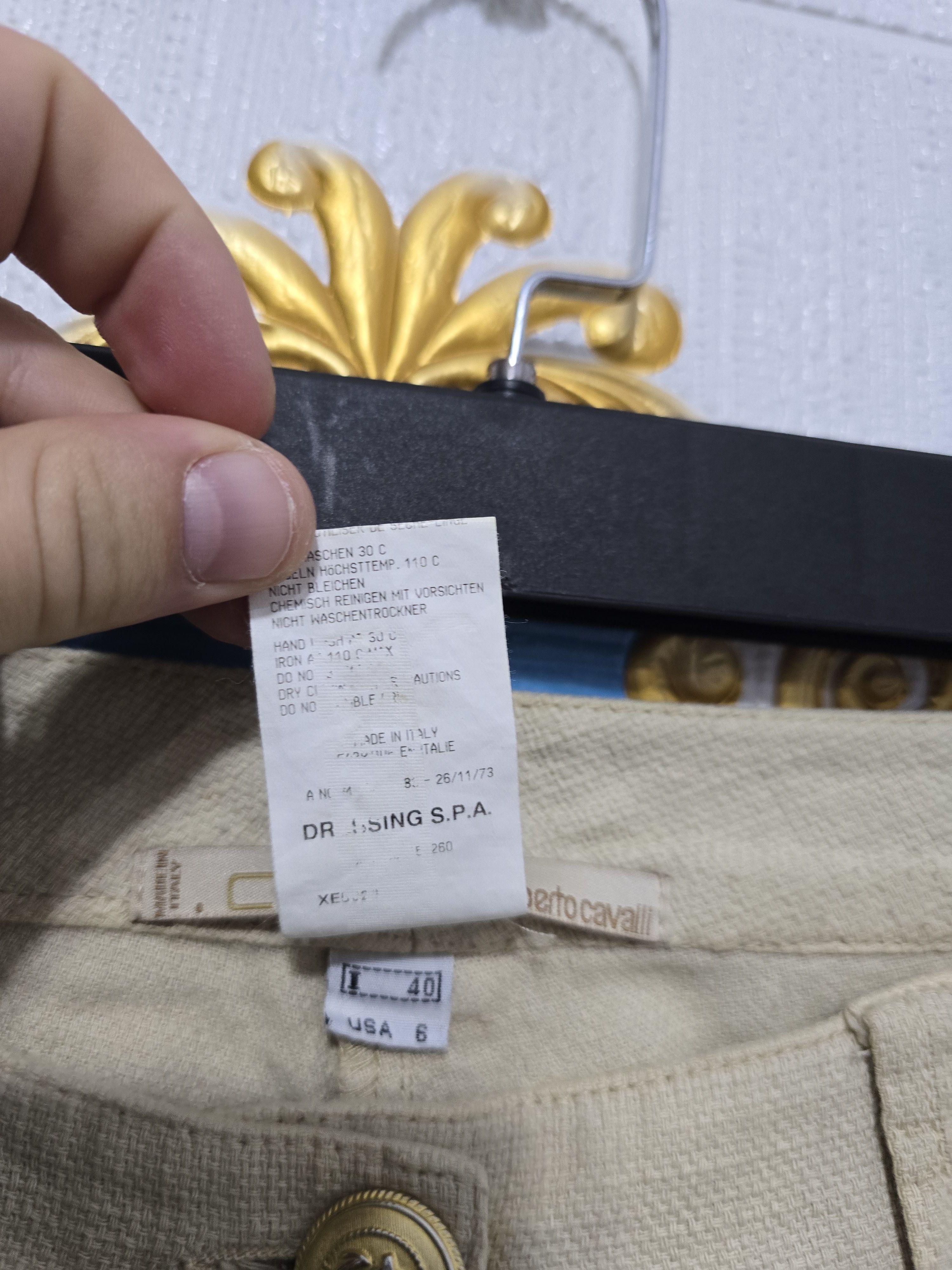 Roberto Cavalli × Vintage ROBERTO CAVALLI 2000 y2k VINTAGE Size 28" / US 6 / IT 42 - 9 Thumbnail