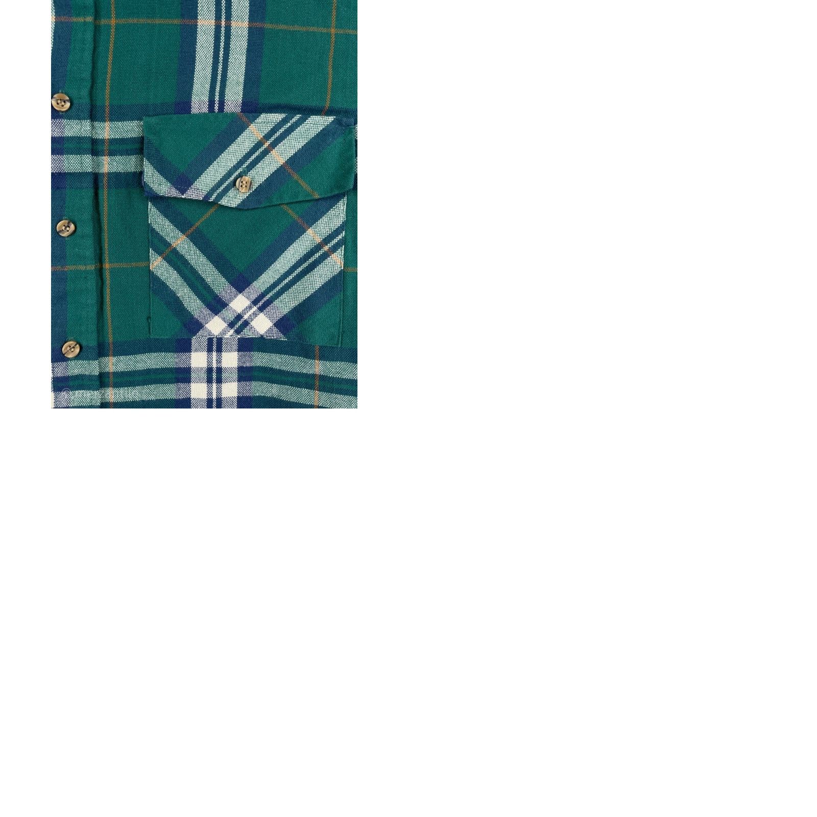 Vintage VINTAGE Claybrooke Shirt Mens Large Green Plaid 100% Acrylic Flannel Button Up Casual Workwear Fall Winter Green Mens Plaid Shirt Size US L / EU 52-54 / 3 - 9 Thumbnail