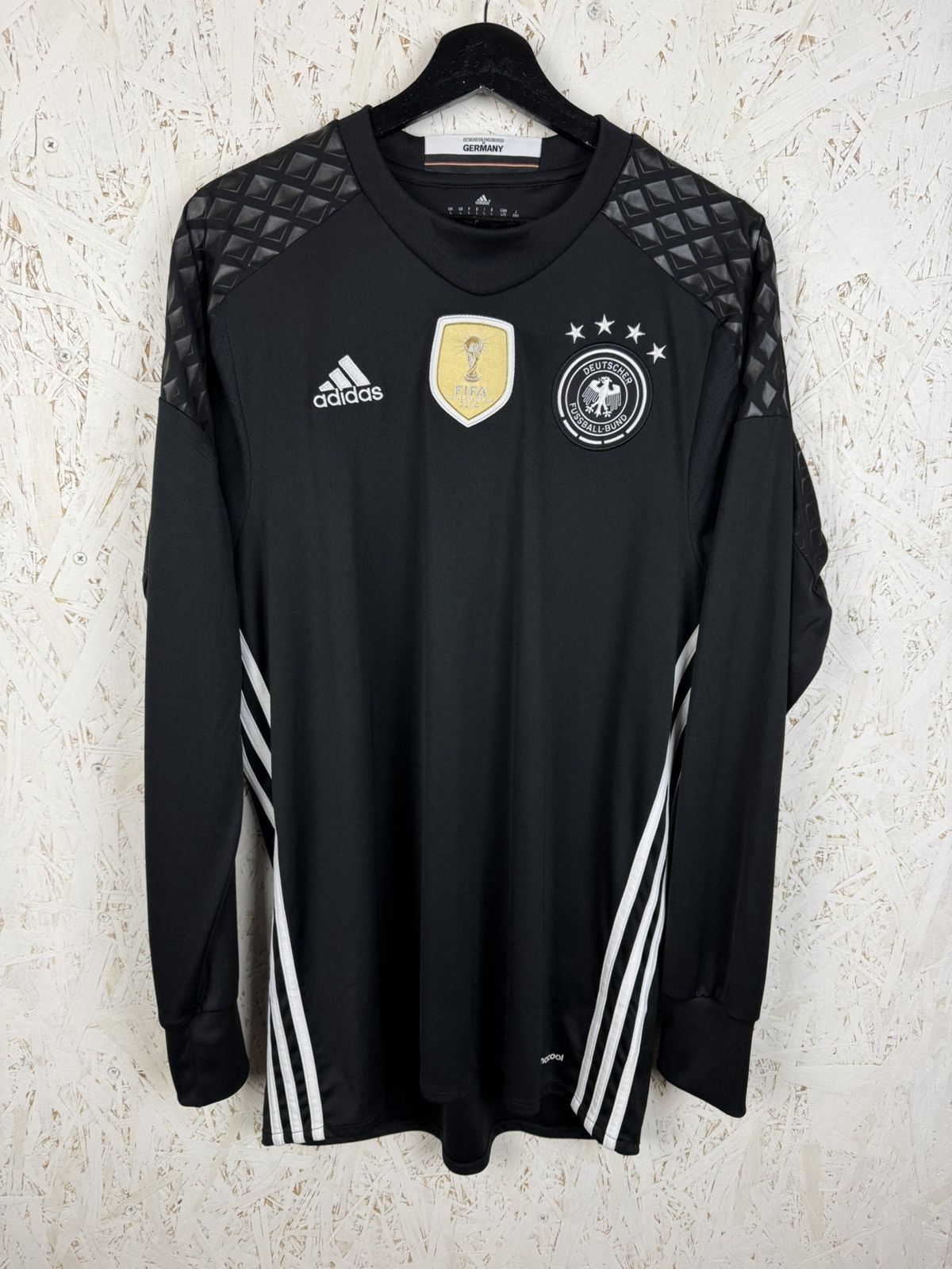 Adidas Adidas Germany DFB 2016/17 GK Kit Long Sleeve Soccer Jersey Size US L / EU 52-54 / 3 - 1 Thumbnail