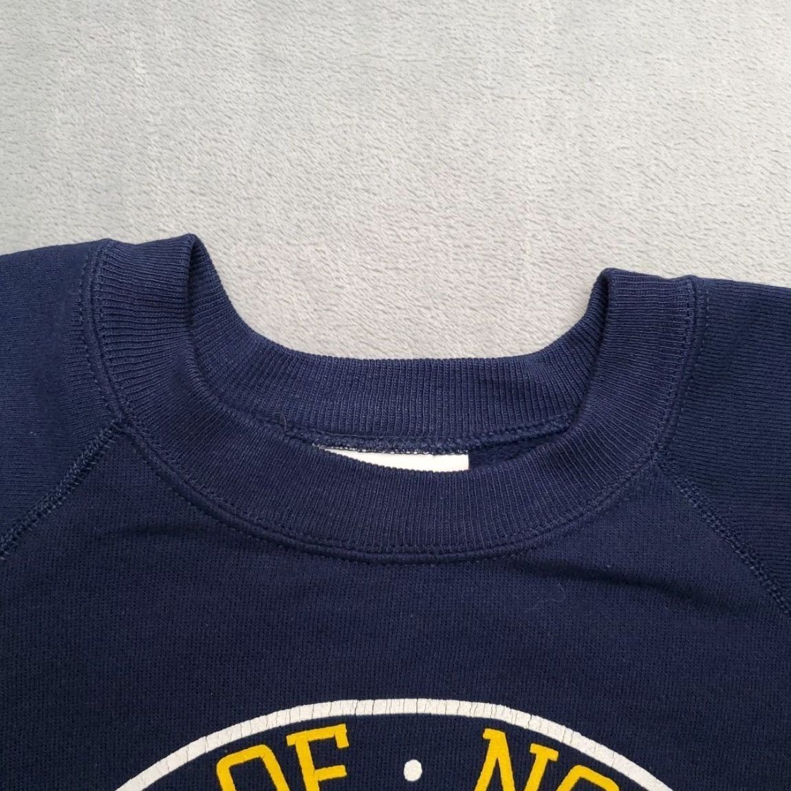 Vintage VINTAGE Notre Dame Sweatshirt Mens M Blue Pullover Crewneck Made in USA Size US M / EU 48-50 / 2 - 5 Thumbnail