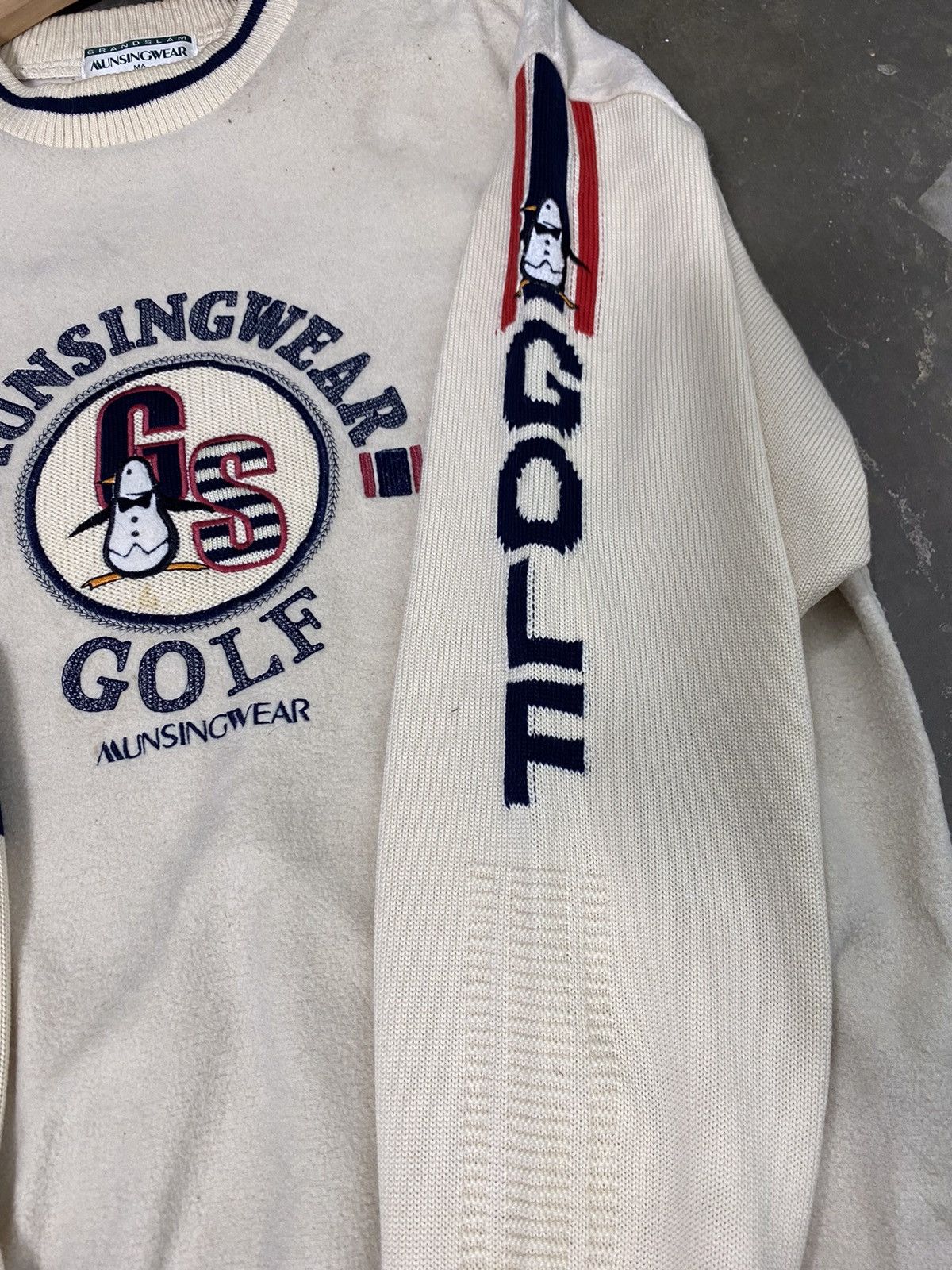 Japanese Brand A11 Vintage 80s Grandslam Musingwear Golf Sweatshirt Knit Size US L / EU 52-54 / 3 - 9 Thumbnail
