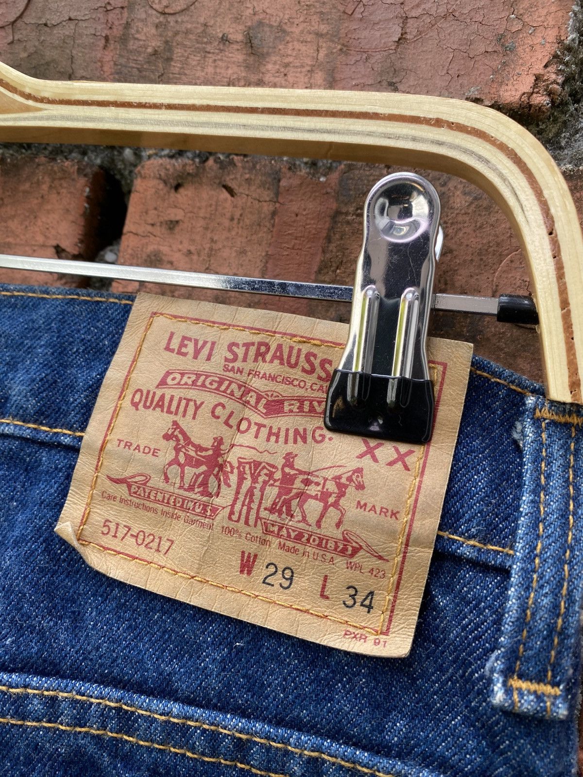 Levi's Vintage Clothing W29x32 Vintage levi's 517 flare bell bottom made in USA Size US 29 - 9 Thumbnail