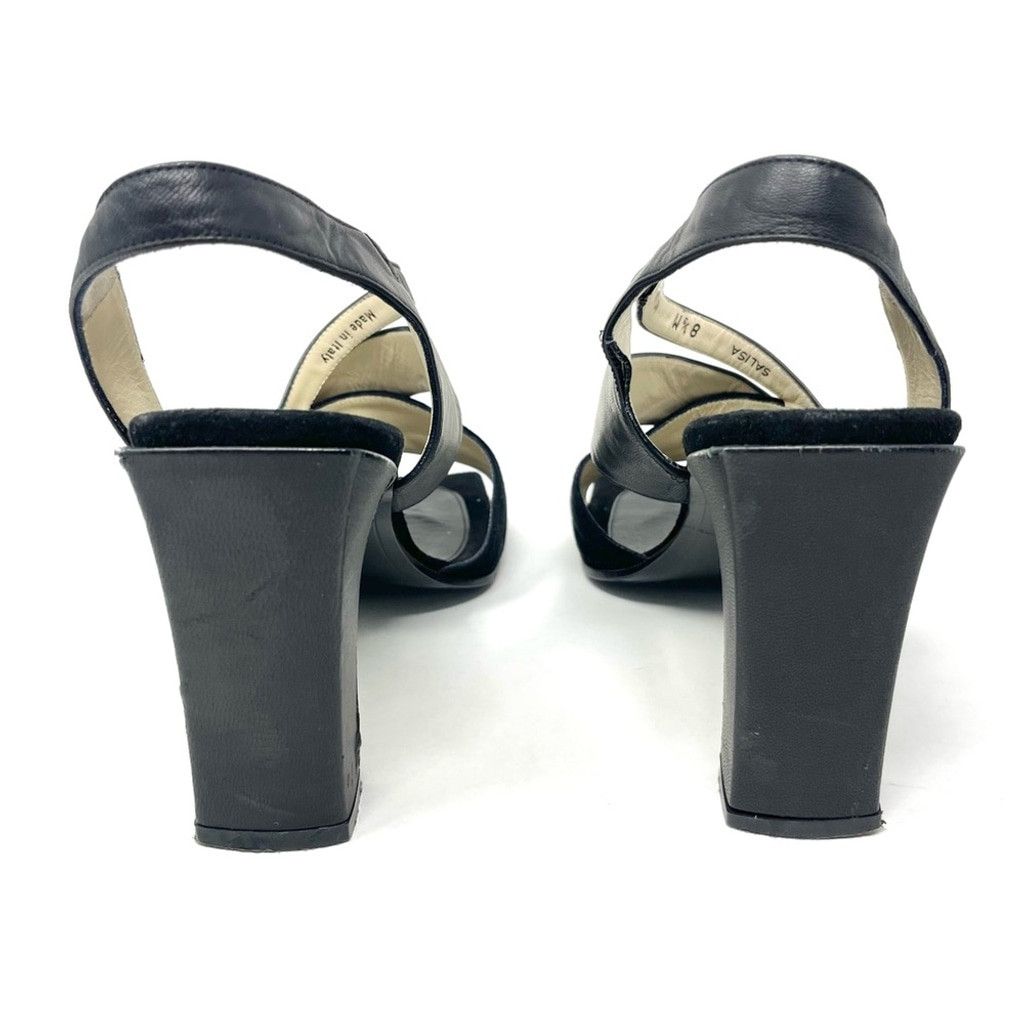 Bally Bally Salisa Black Square Toe Heeled Sandals Size 8.5 Size US 8.5 / IT 38.5 - 4 Thumbnail