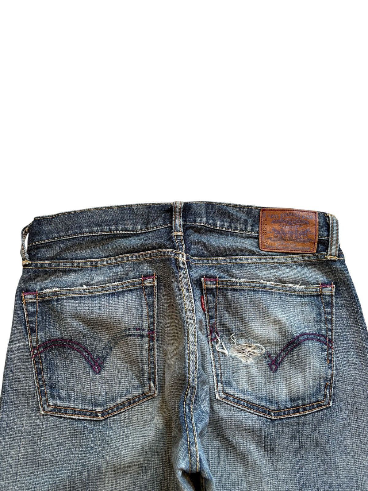 Levi's Vintage 90s Levis 503 Mud Wash Distressed Loose Baggy Jeans Size US 32 / EU 48 - 8 Thumbnail