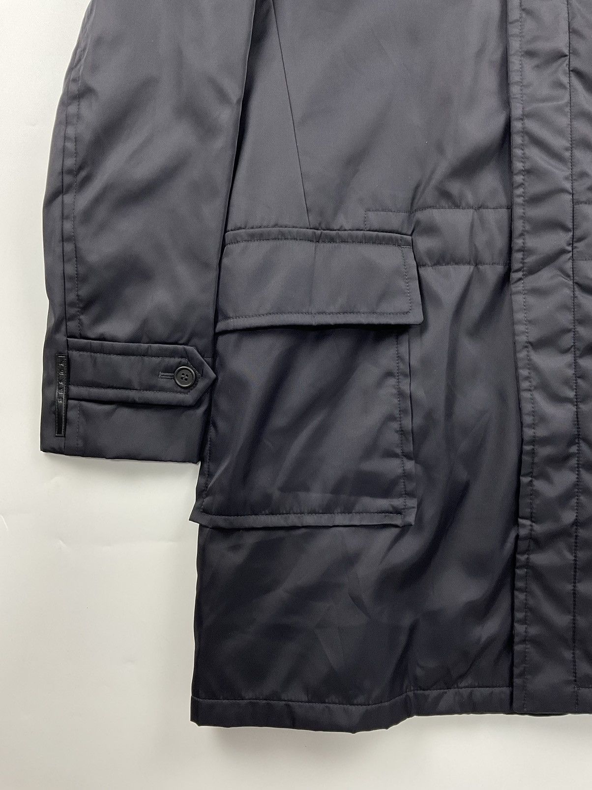 Prada Prada BLack Tab Fur Hood Utility Jacket Size US M / EU 48-50 / 2 - 8 Thumbnail