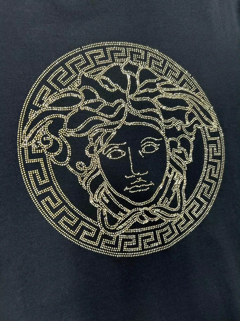 Versace Versace Rhinestone Medusa T-shirt Size US XXL / EU 58 / 5 - 3 Thumbnail