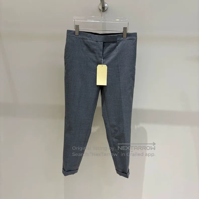 Thom Browne Thom Browne Classic Trousers - Medium Gray Size 27" / US 4 / IT 40 - 1 Thumbnail