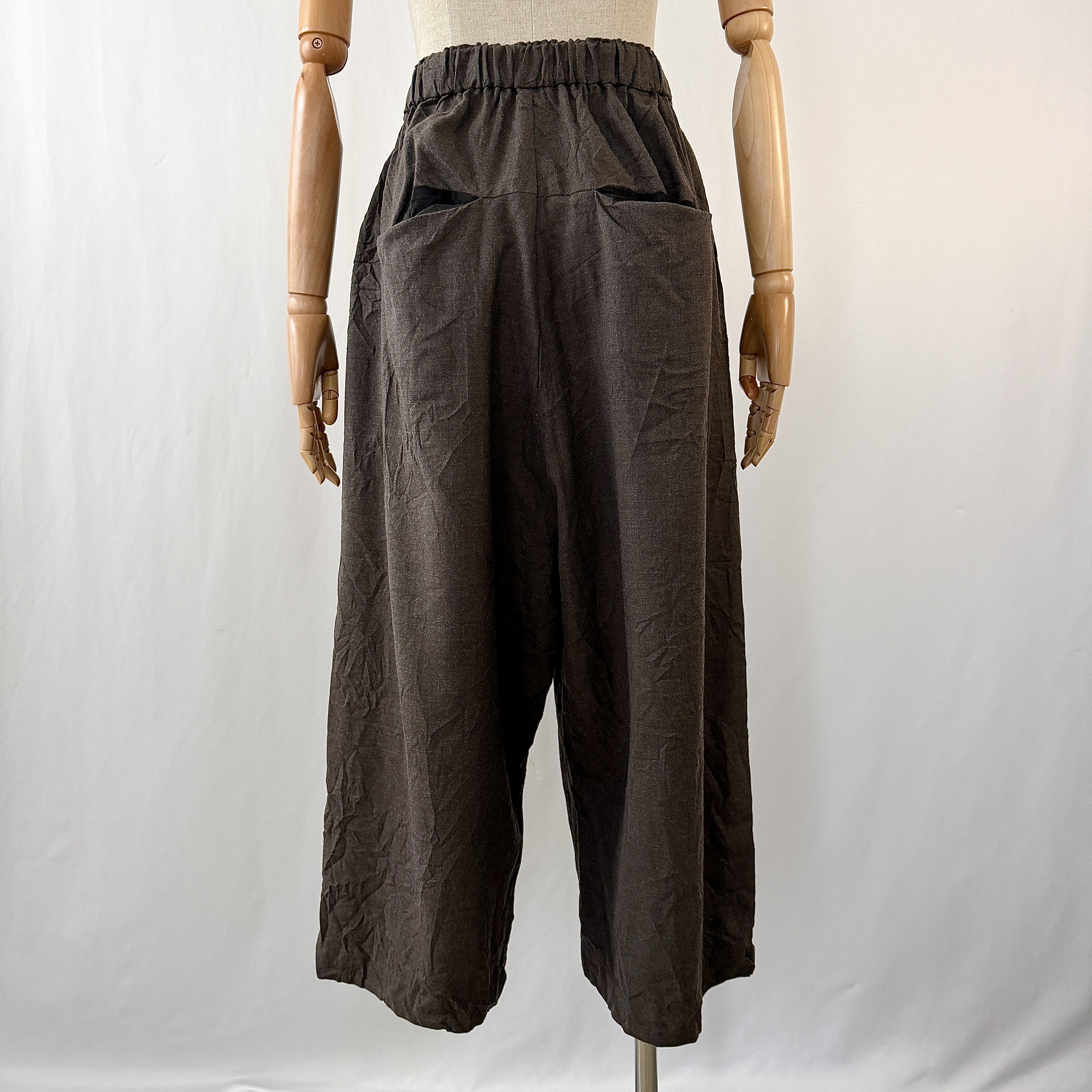 Pas de Calais PAS DE CALAIS wide-leg cropped trousers Size 26" / US 2 / IT 38 - 6 Thumbnail