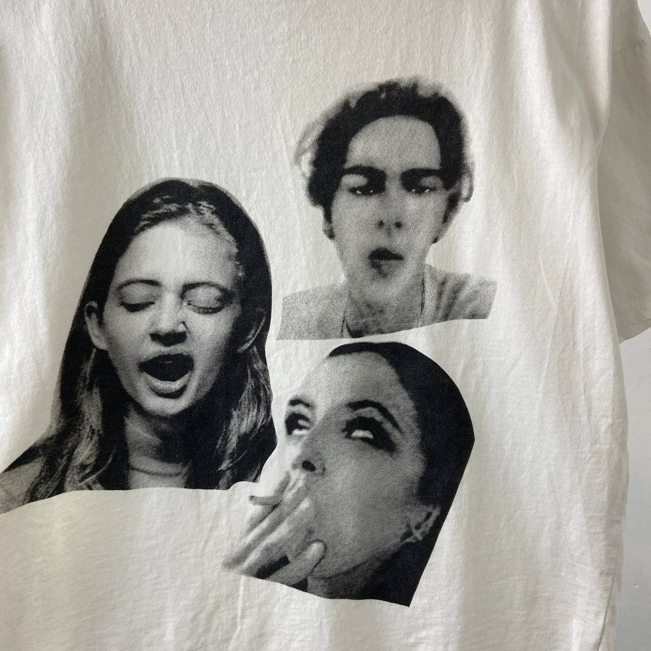 Vintage Face Gilrs Smoked Y2K Style T-Shirt Size US M / EU 48-50 / 2 - 3 Thumbnail