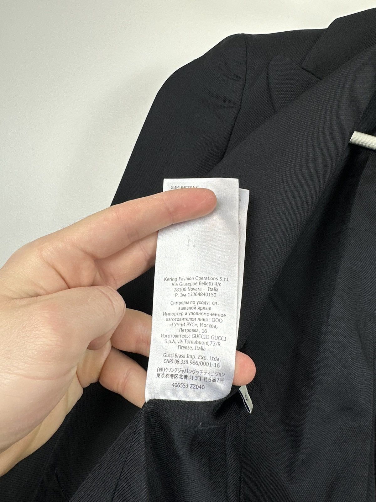 Gucci Vintage Gucci Luxury Designer Formal Wool Blazer Jacket Size S / US 4 / IT 40 - 16 Thumbnail