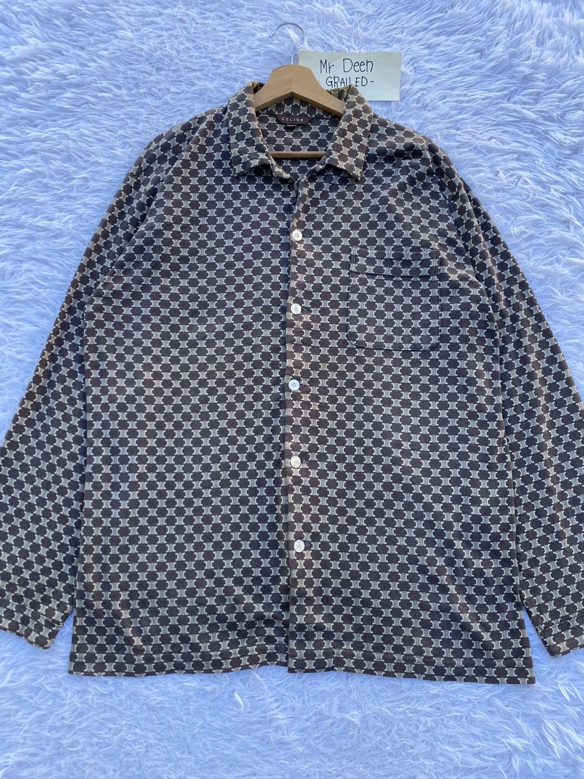 Celine Rare Vintage CELINE Monogram Pajamas Logos Size US L / EU 52-54 / 3 - 5 Thumbnail