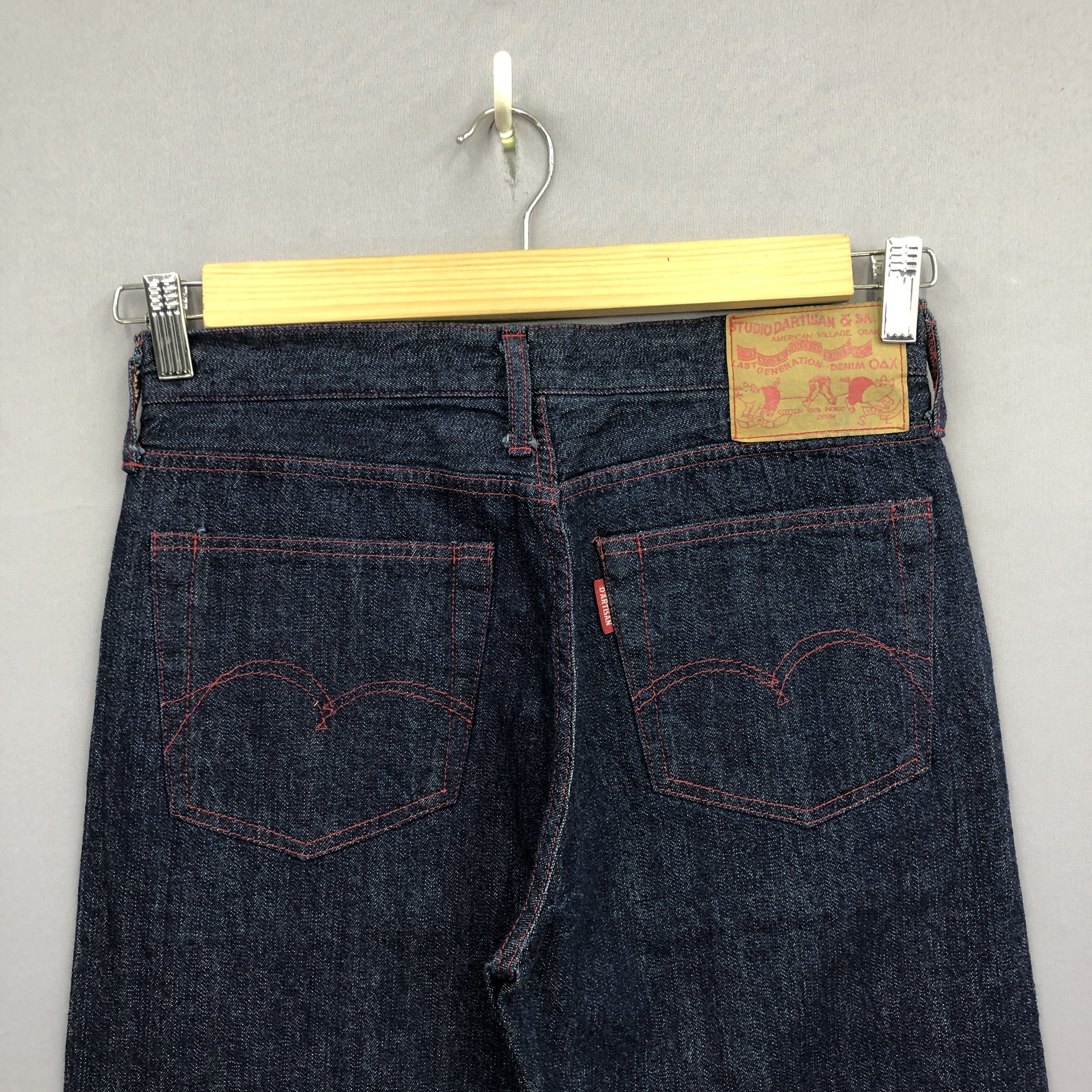 Studio D'Artisan Crazy NWT Vintage Y2K Studio D'Artisan Selvedge Jeans Denim Size 28" / US 6 / IT 42 - 9 Thumbnail