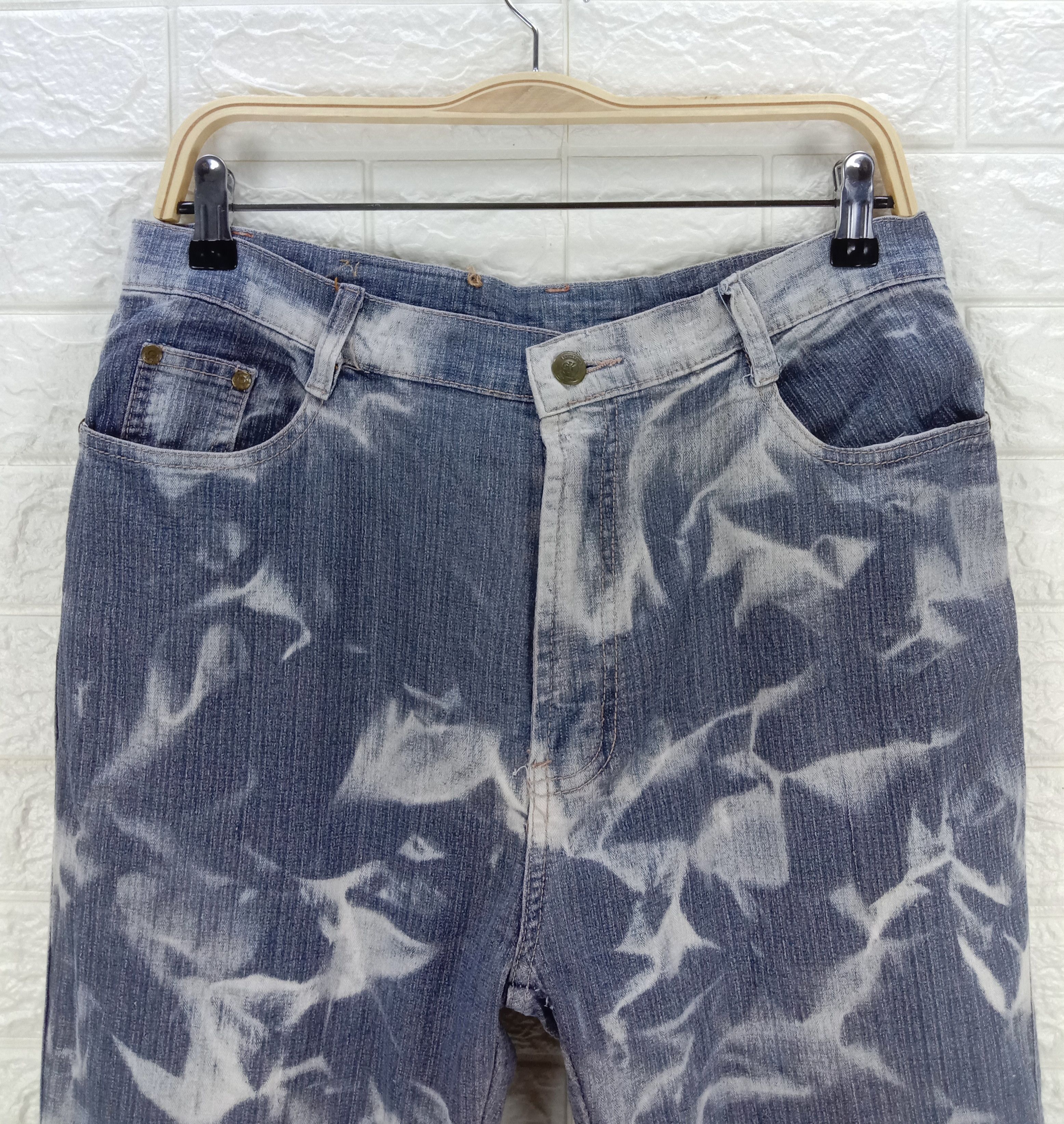 Beauty Beast Flare Jeans Japanese Bleach Bell Bottom Denim Size US 32 / EU 48 - 2 Thumbnail