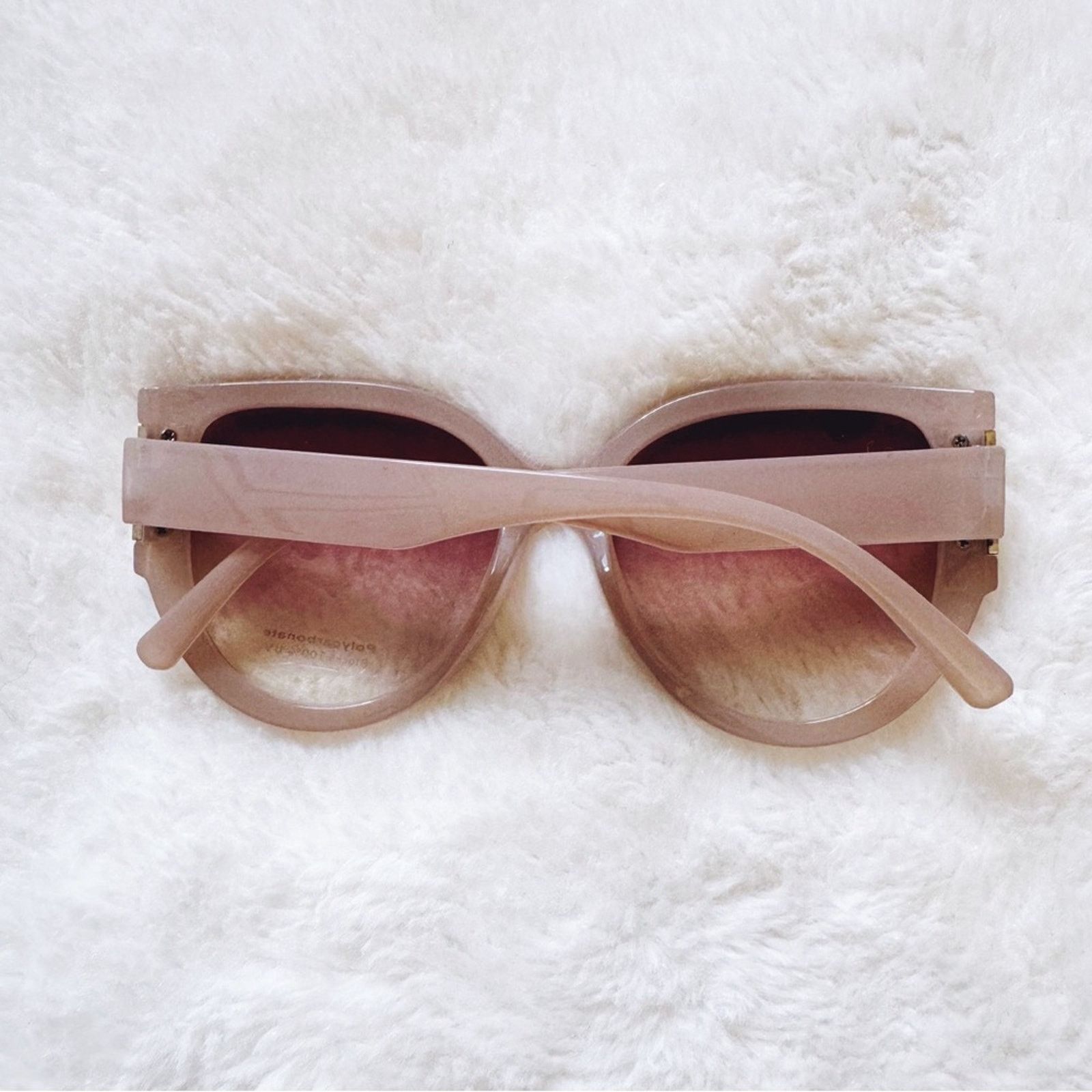 Other Rosy Light Gray Cat Eye Oversized Sunglasses Size ONE SIZE - 9 Thumbnail