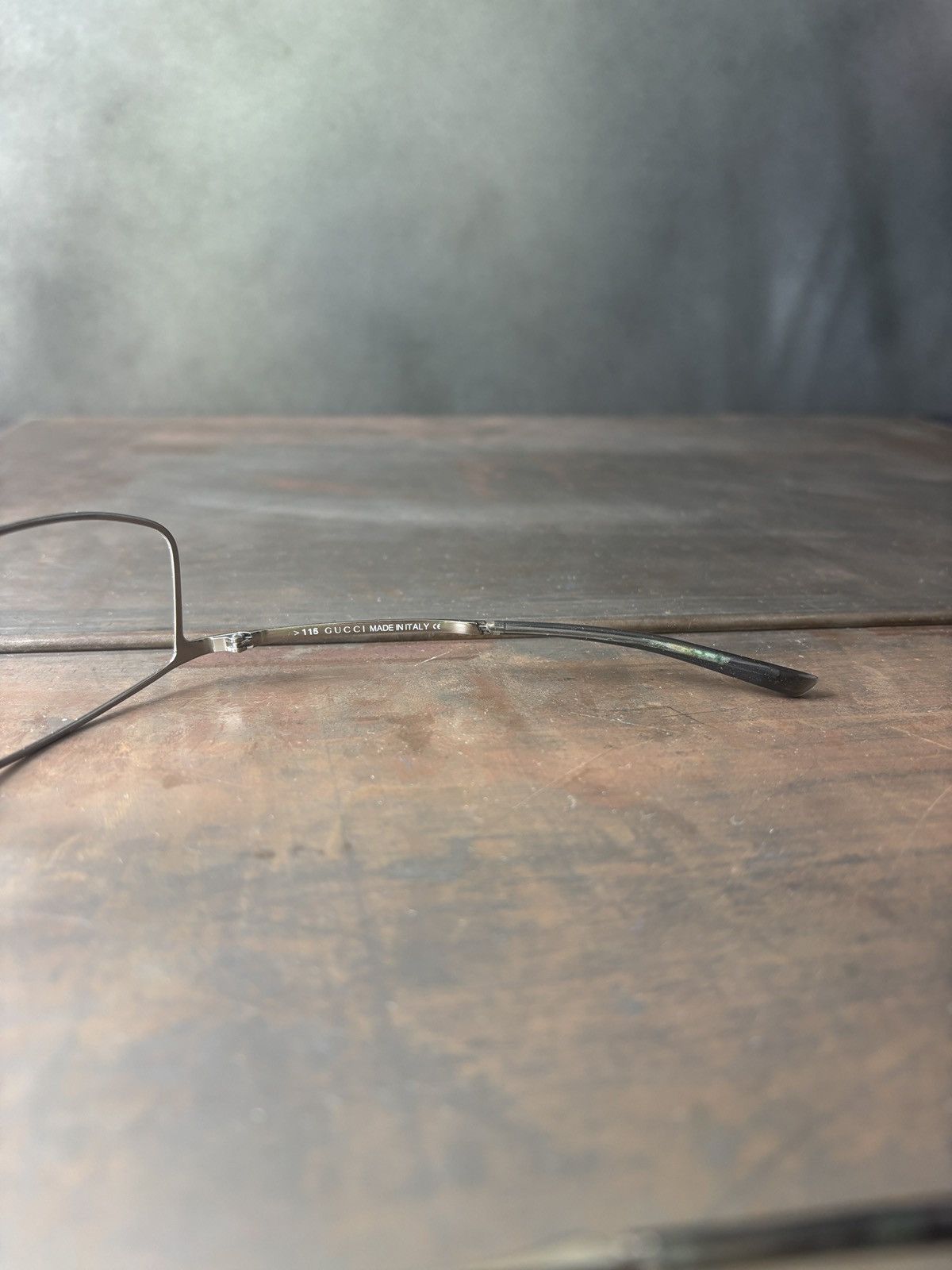 Gucci Vintage Gucci Frames 2000s Metal Shield GG 1709/S Tom Ford Size ONE SIZE - 13 Thumbnail