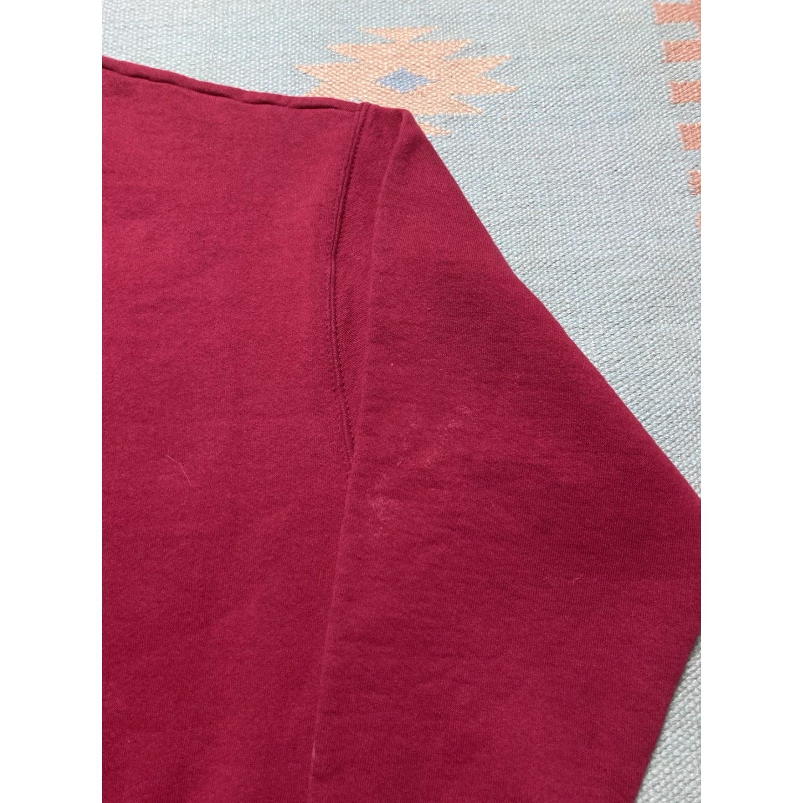 Vintage VINTAGE 90s Sweatshirt Munsingwear Crewneck Red Large Men Pullover Shirt Size US L / EU 52-54 / 3 - 7 Thumbnail