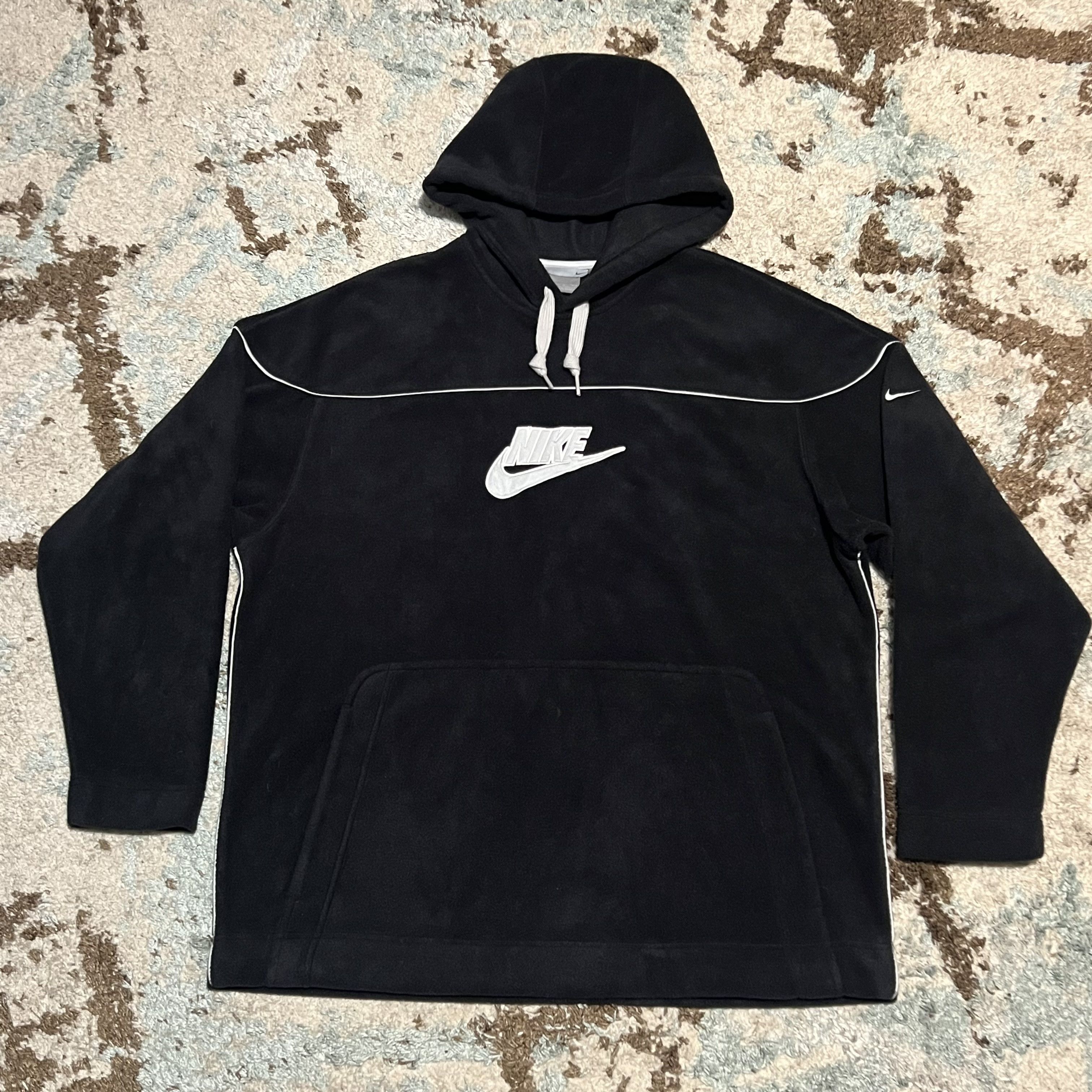Nike Vintage Nike Spell Out Fleece Hoodie Size Medium (Fits XL) Size US M / EU 48-50 / 2 - 1 Thumbnail