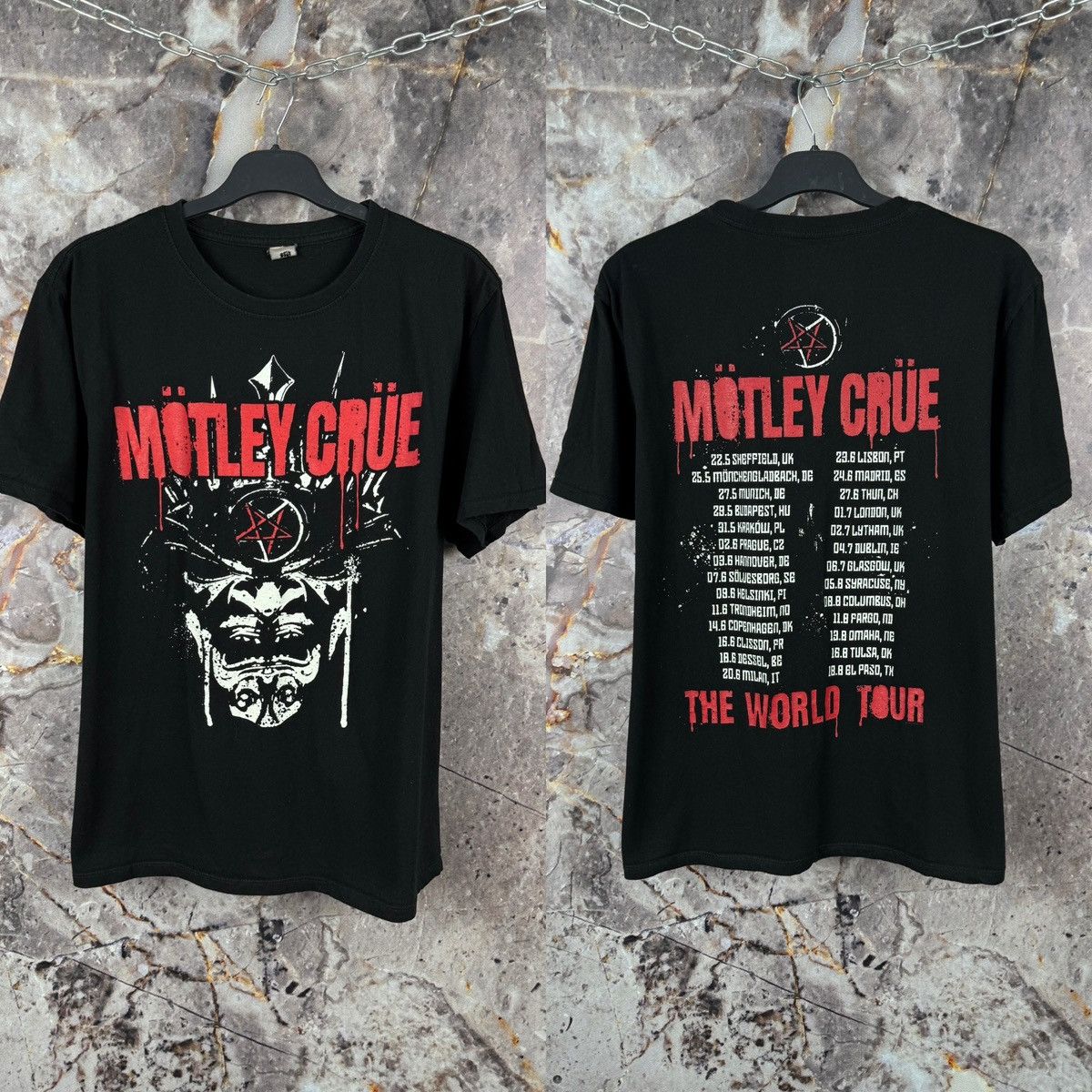 Other Men’s Motley Crue The World Tour T-Shirt Size Large Size US L / EU 52-54 / 3 - 1 Thumbnail