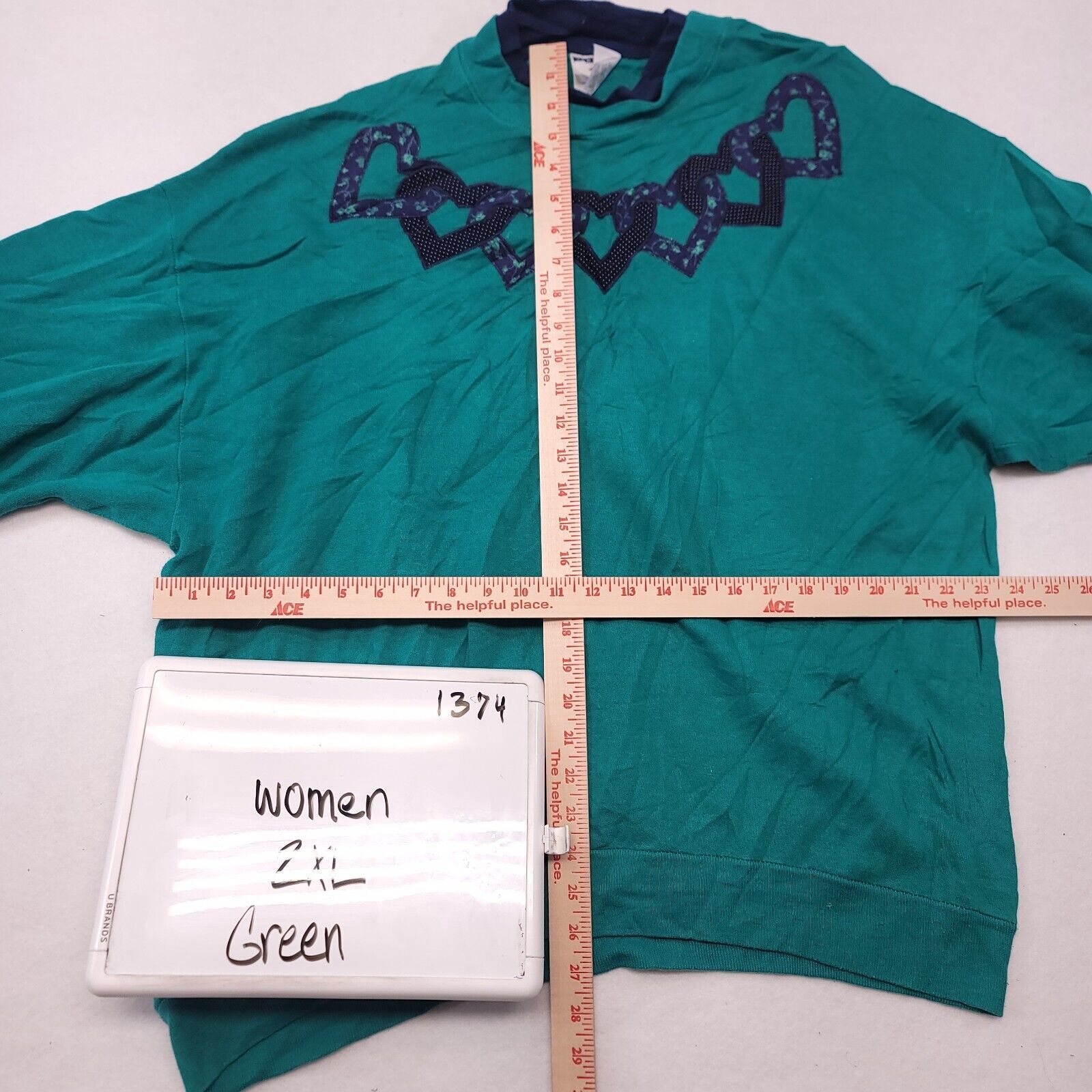 Jerzees Jerzees Sweatshirt Womens Size Double Extra Large 2XL Green Size XXL / US 16-18 / IT 52-54 - 6 Thumbnail