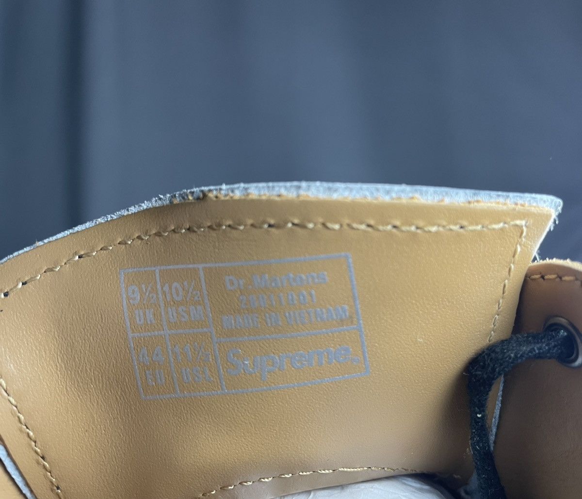 Dr. Martens × Supreme × Yohji Yamamoto Supreme x Yohji Yamamoto 1461 3-Eye Derby Size US 10.5 / EU 43-44 - 10 Thumbnail