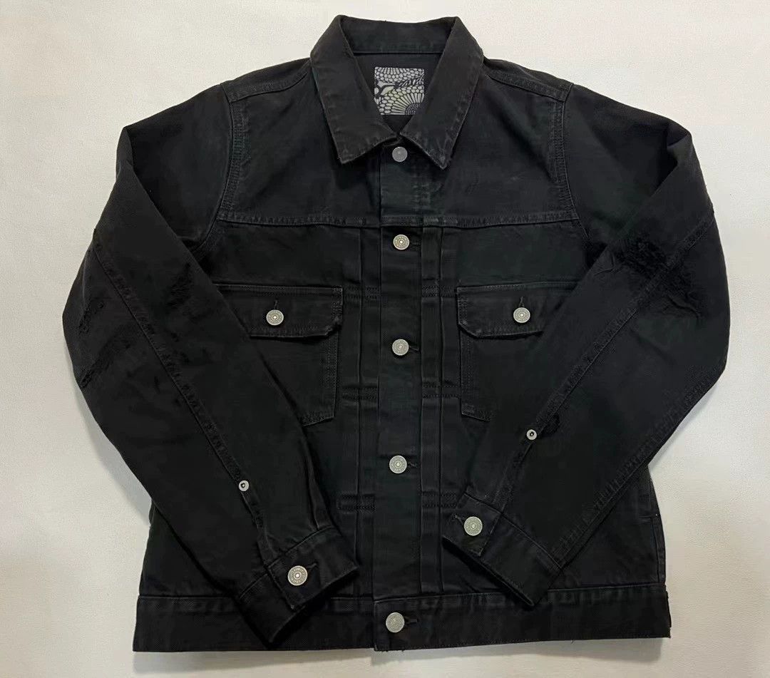 Visvim VISVIM ICT 101 JKT CMYK BLK DMGD-1006 Size US M / EU 48-50 / 2 - 1 Thumbnail