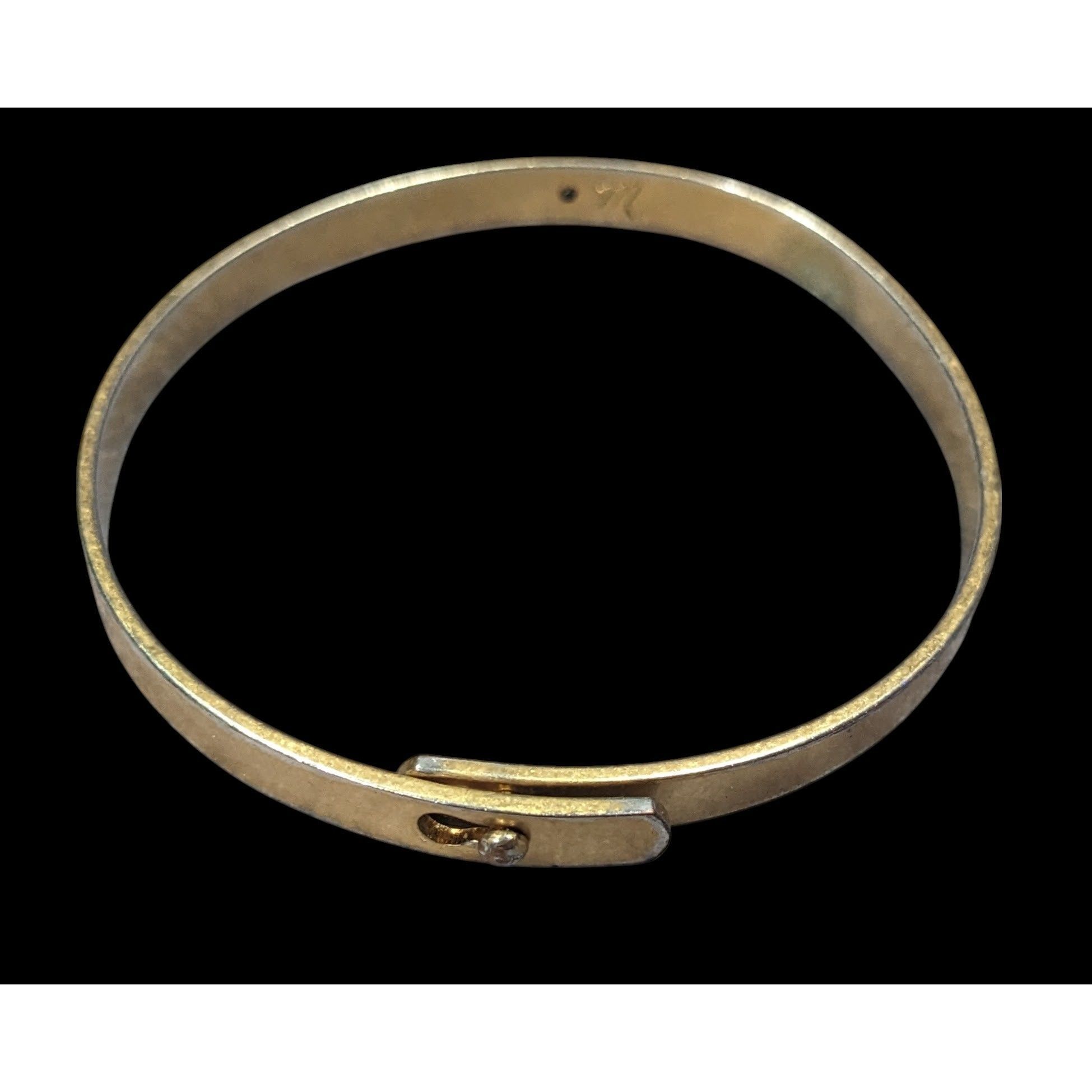 Madewell Madewell Preppy Gold Tone Bangle Bracelet Size ONE SIZE - 1 Thumbnail