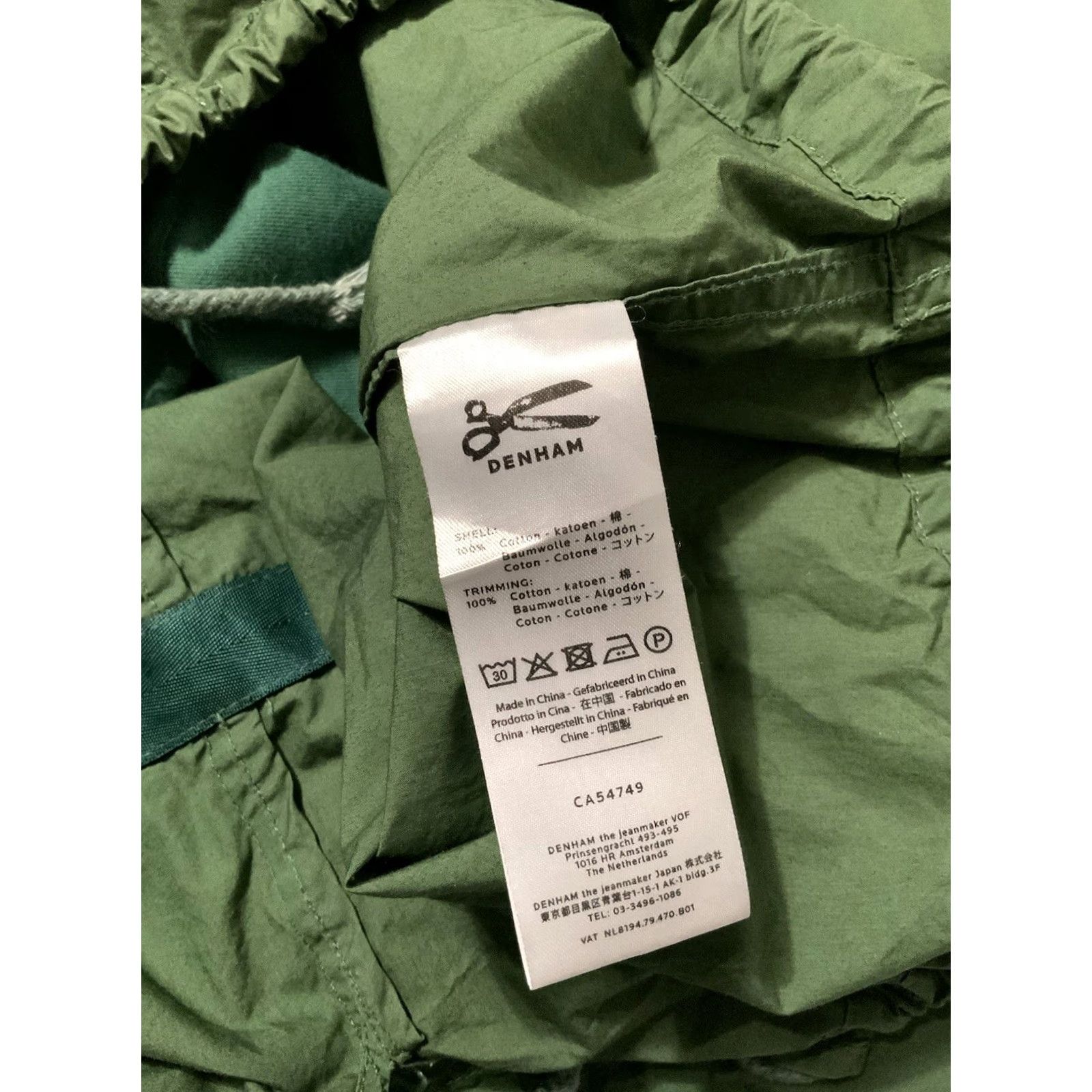 DENHAM VINTAGE Denham Fjord Style Military Fishtail Recut Parka Twill Jacket Mens M Green Size US 31 - 7 Thumbnail