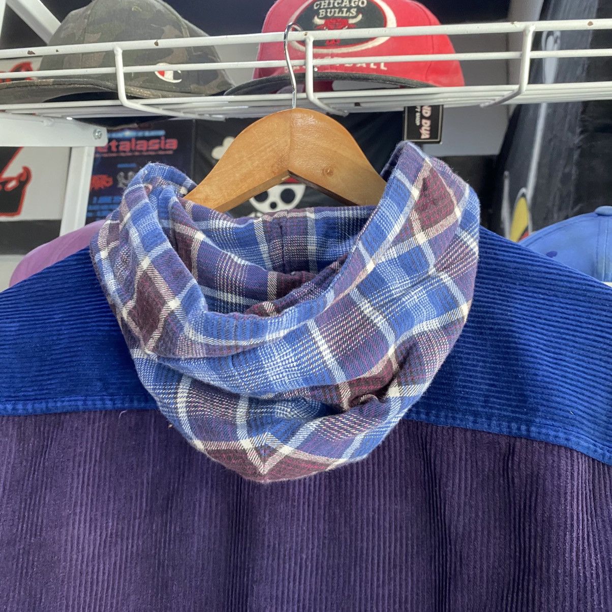 Supreme Supreme SS17 Hooded Color Blocked Corduroy Shirt Size US M / EU 48-50 / 2 - 12 Thumbnail