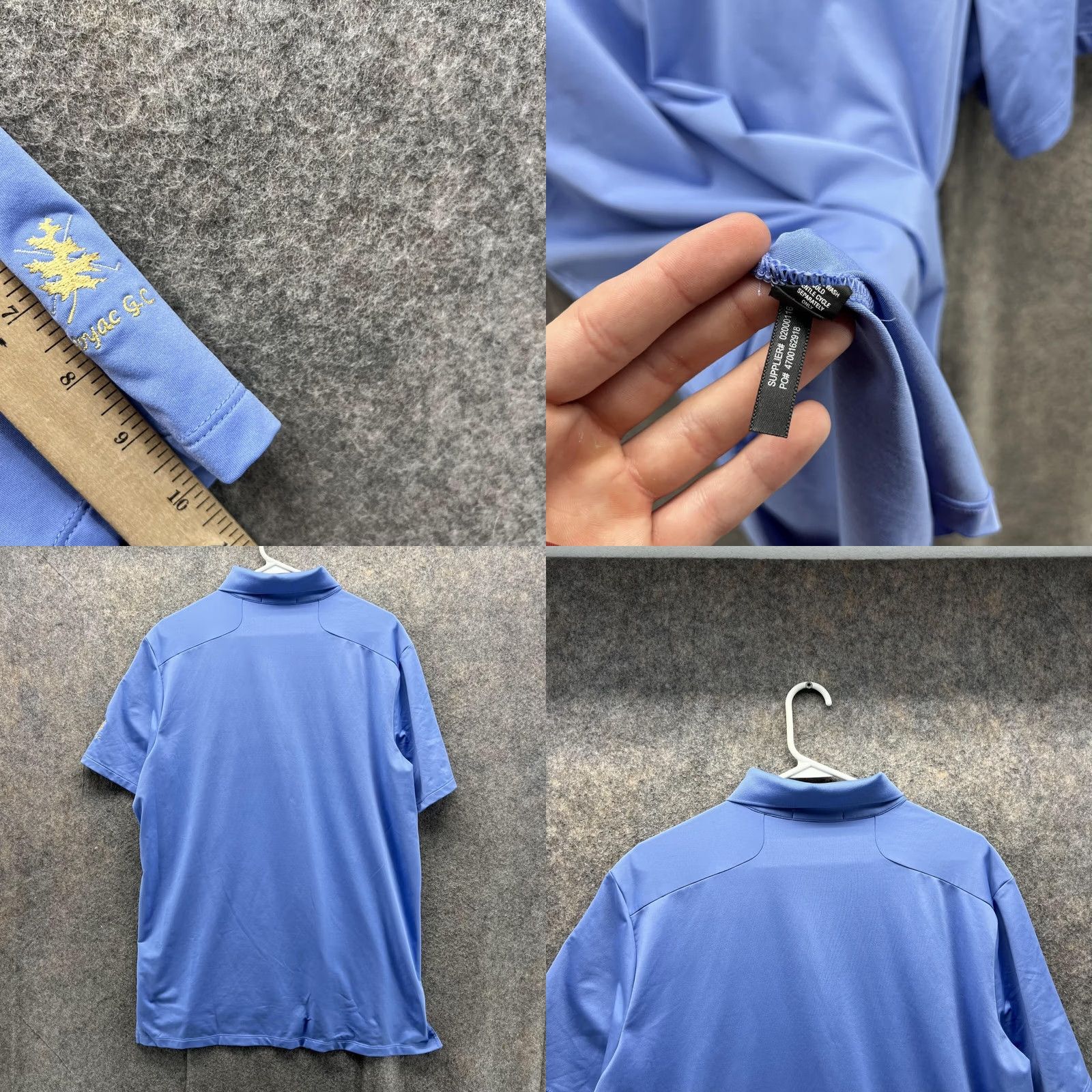 RLX Ralph Lauren Ralph Lauren Polo Shirt Men Large Adult Blue RLX Noyac G.C Casual Preppy Golf Size US L / EU 52-54 / 3 - 8 Thumbnail