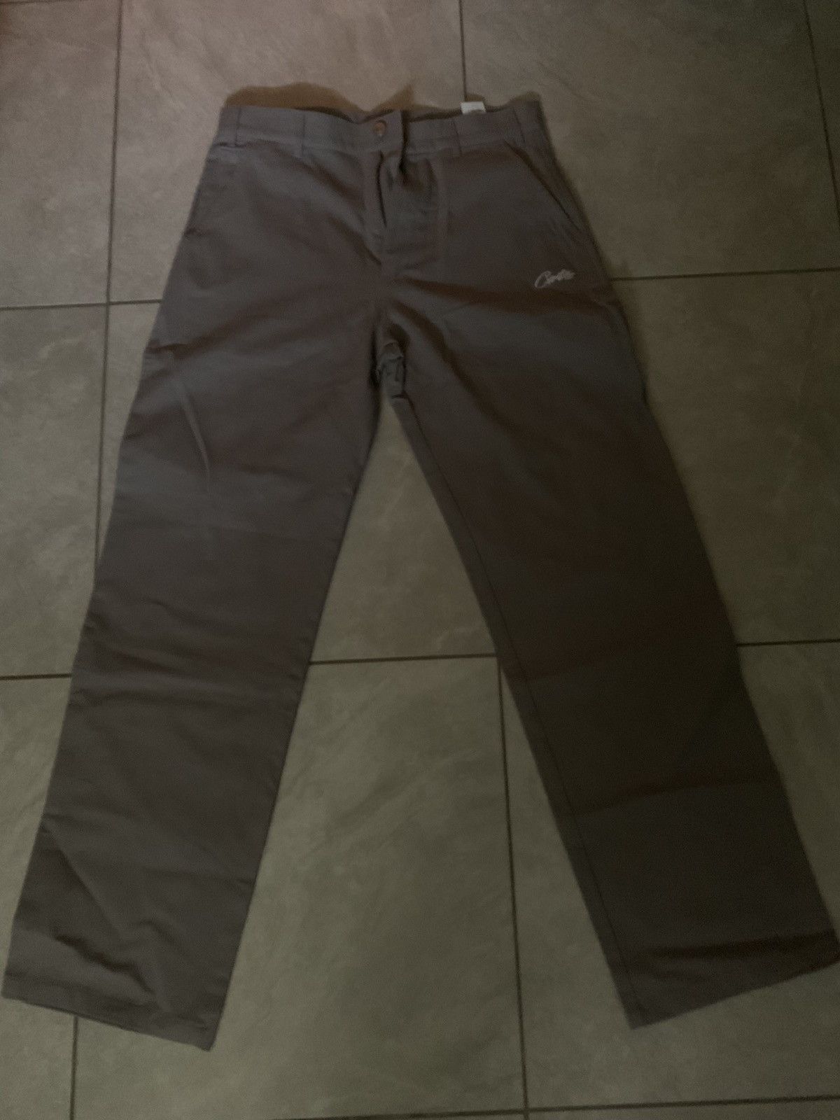 Corteiz Grey Pants | Grailed