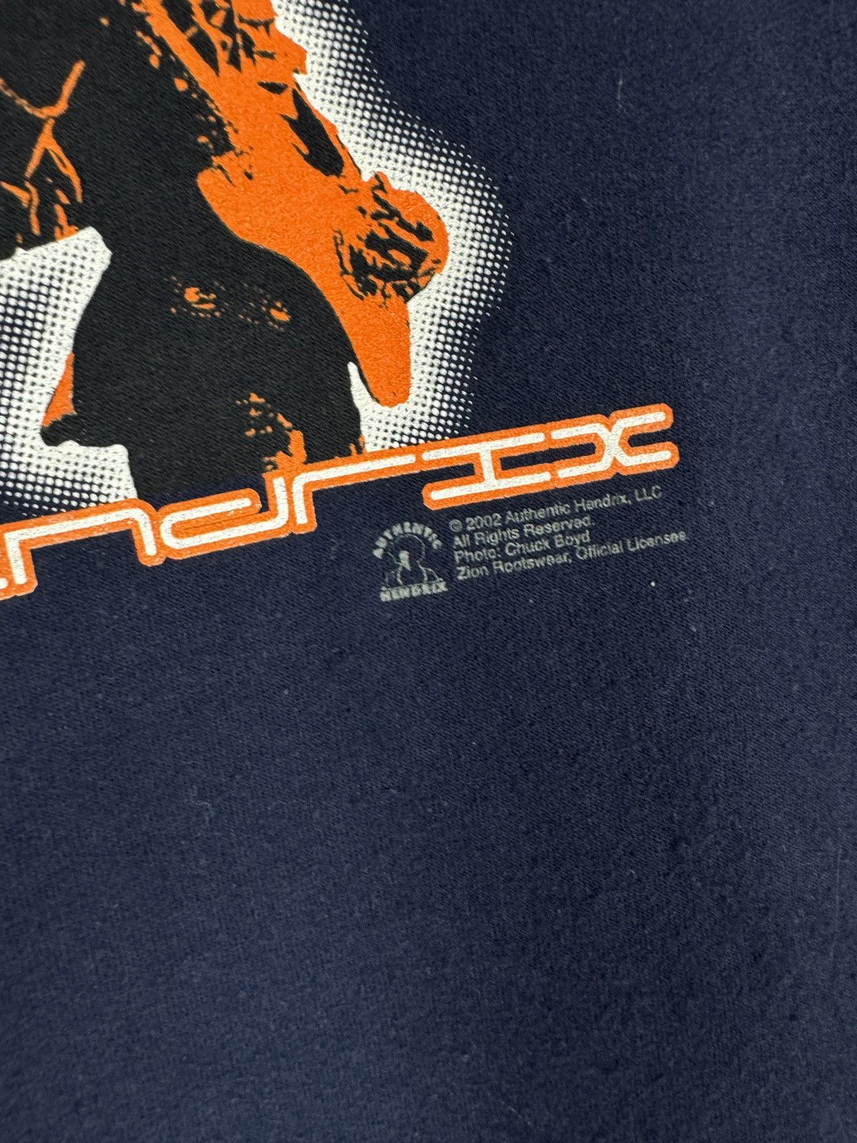 Band Tees Jimi Hendrix Zion rootswear vintage 2002 big logo hoodie Size US XL / EU 56 / 4 - 5 Thumbnail