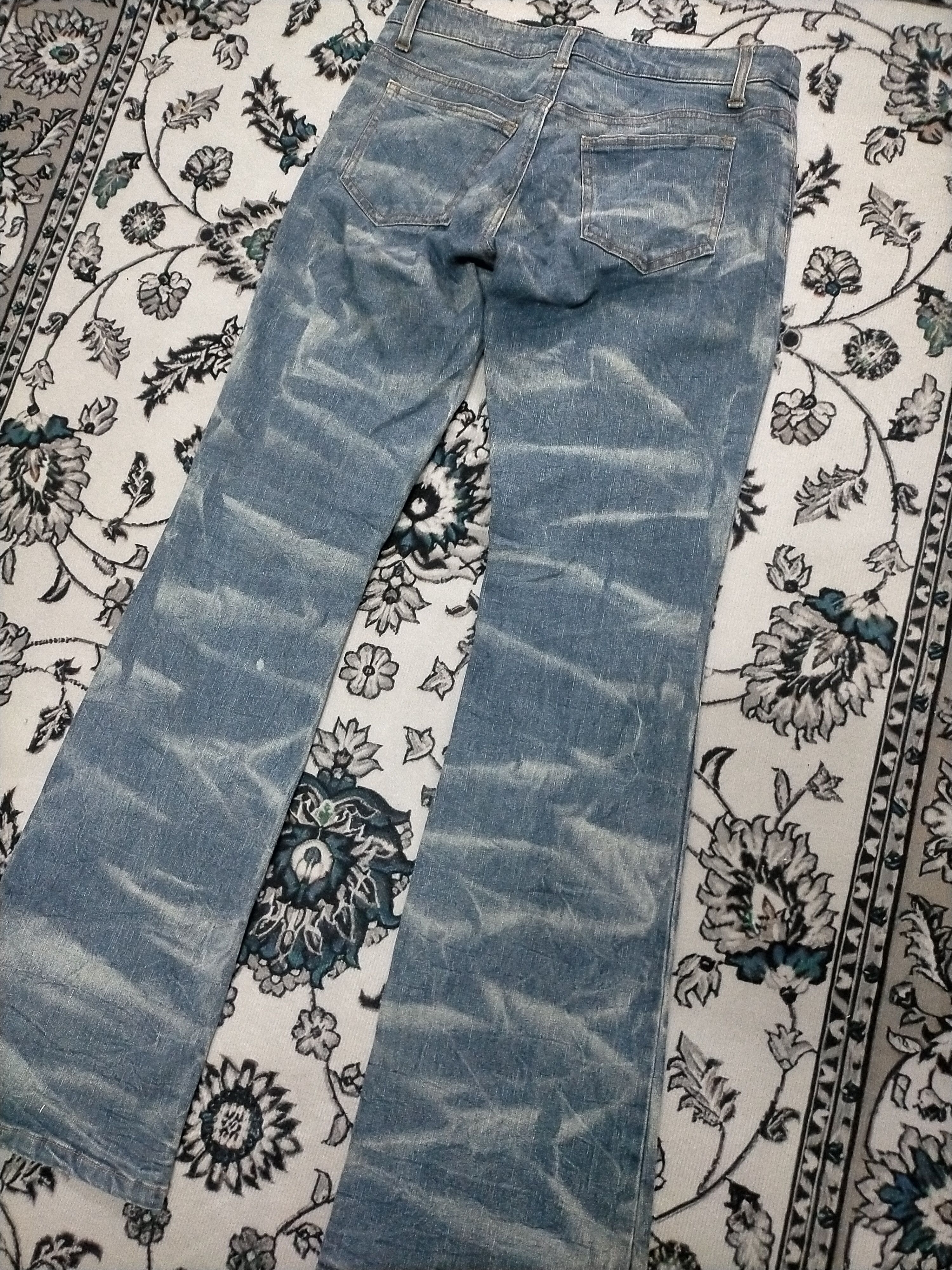 Hysteric Glamour 🔥 Flare 🔥 Japanese Brand Washed Crazy Jeans Size US 29 - 4 Thumbnail
