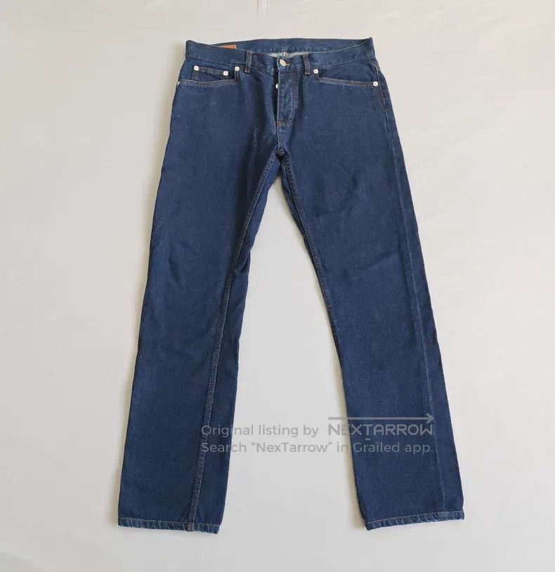 Hermes Hermes Men's Casual Denim Pants, Deep Blue, Pure Cotton, L Size US 40 / EU 56 - 1 Thumbnail