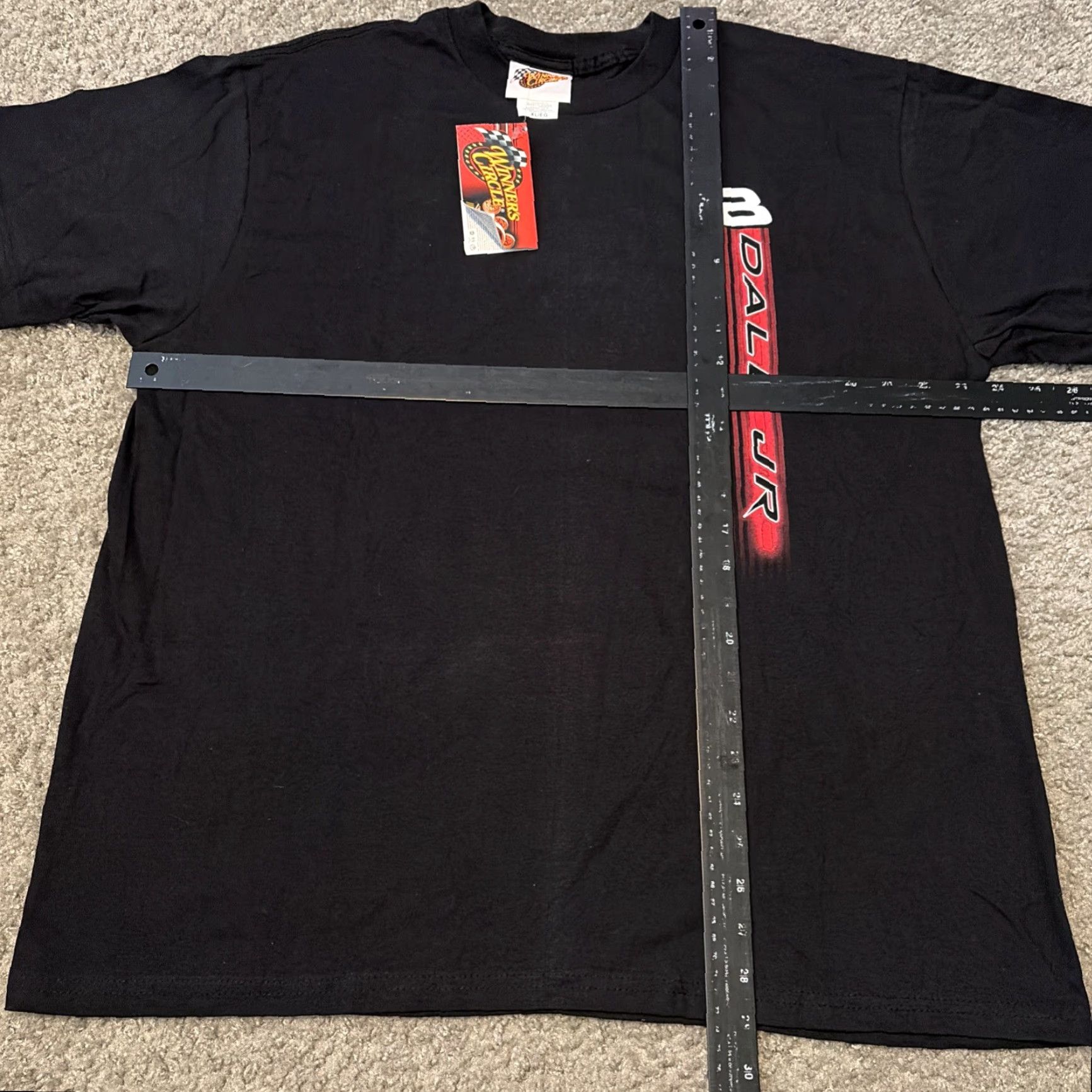 Budweiser VINTAGE Dale Earnhardt Jr Budweiser Bud NASCAR Racing Black XL T-Shirt Mens NWT Size US XL / EU 56 / 4 - 6 Thumbnail