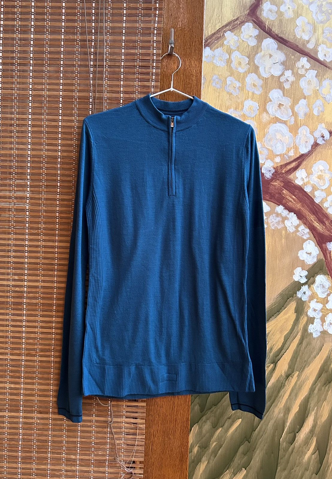 Rapha Rapha Long Sleeve Italian Merino Wool Jersey Quarter Zip Size US S / EU 44-46 / 1 - 1 Thumbnail
