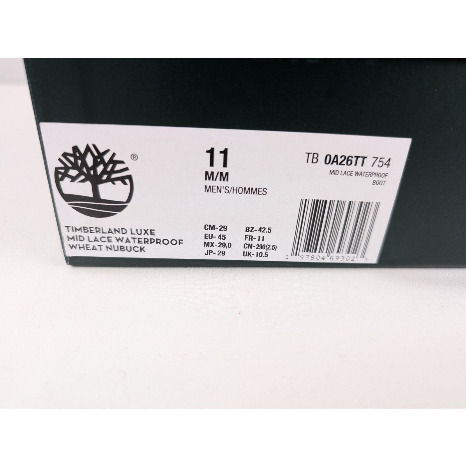 Timberland o1rshd1 Luxe Mid Lace Waterproof Boots in Wheat Nubuck Size US 11 / EU 44 - 23 Thumbnail