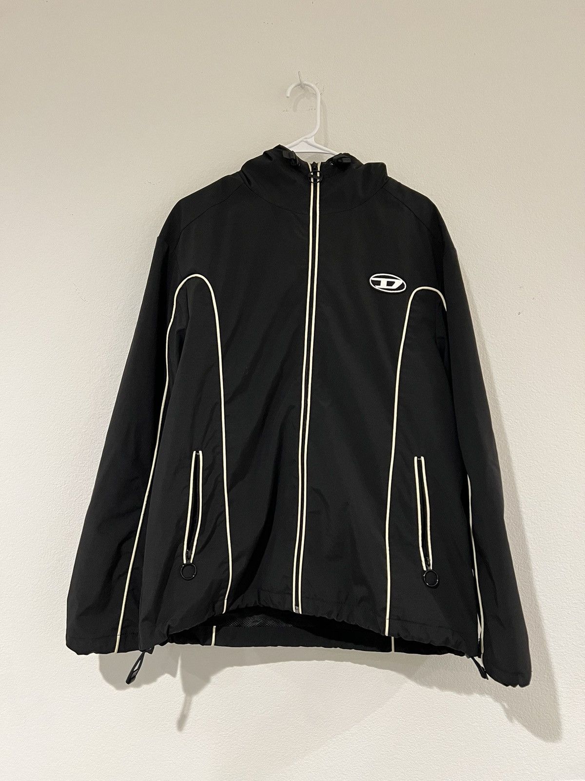 Designer × Diesel Diesel Logo Plaque Windbreaker Jacket Size US M / EU 48-50 / 2 - 1 Thumbnail