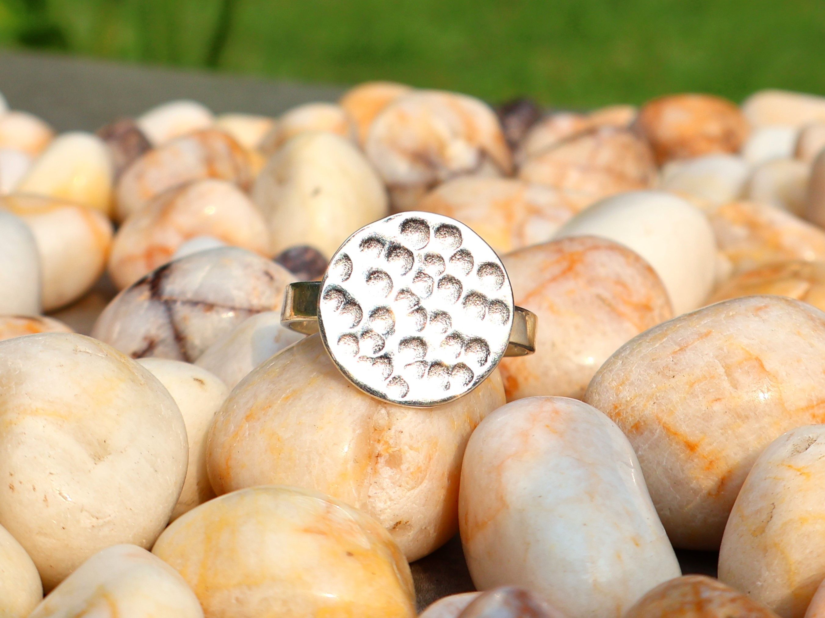 Handmade Hammered Ring, Handmade Ring, 925 Sterling Silver Ring, Gift Size ONE SIZE - 2 Thumbnail