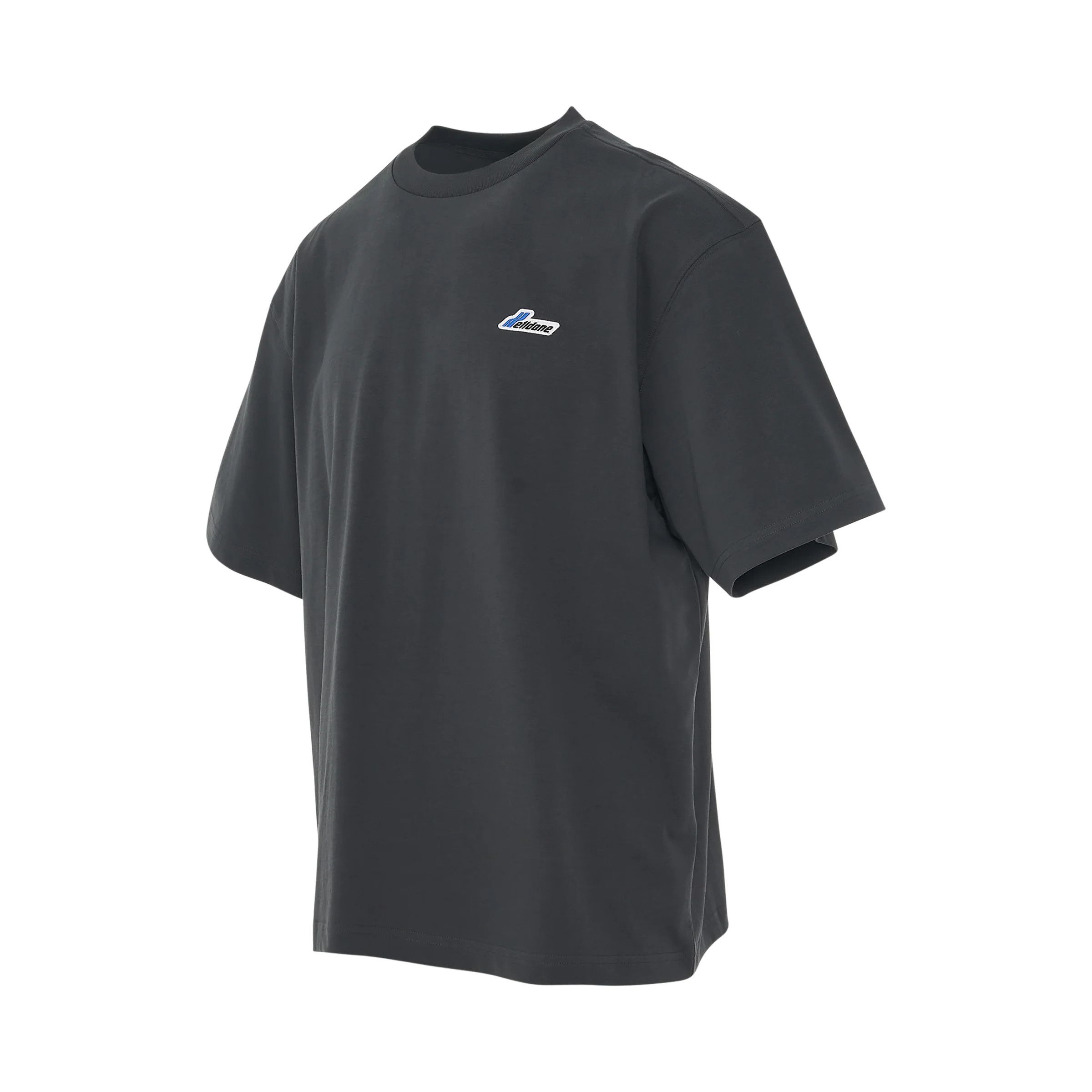 WE11DONE o1mris0824 Wapen Logo T-Shirt in Charcoal Size US L / EU 52-54 / 3 - 2 Thumbnail