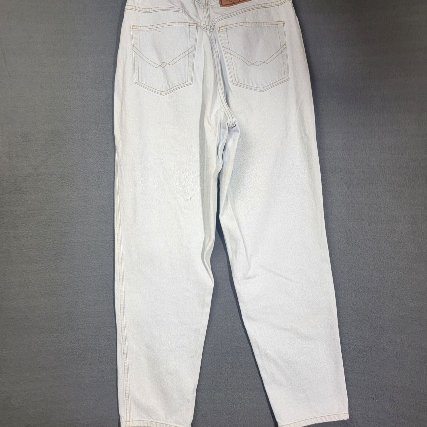 Vintage Gitano Vtg High Rise Mom Jeans 16 Long Denim Blue Straight Leg Womens 1980s Size 38" / US 16 / IT 52 - 5 Thumbnail