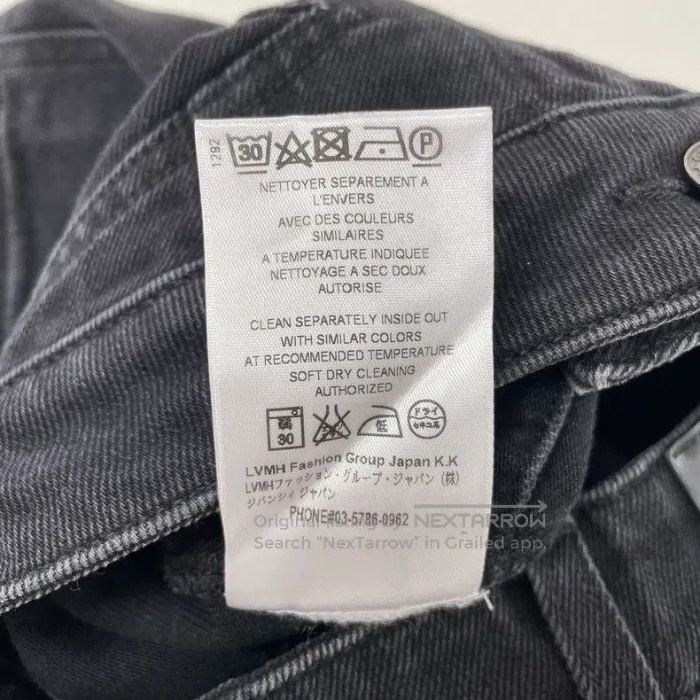 Givenchy Givenchy Black Denim Skirt Size 33" - 8 Thumbnail