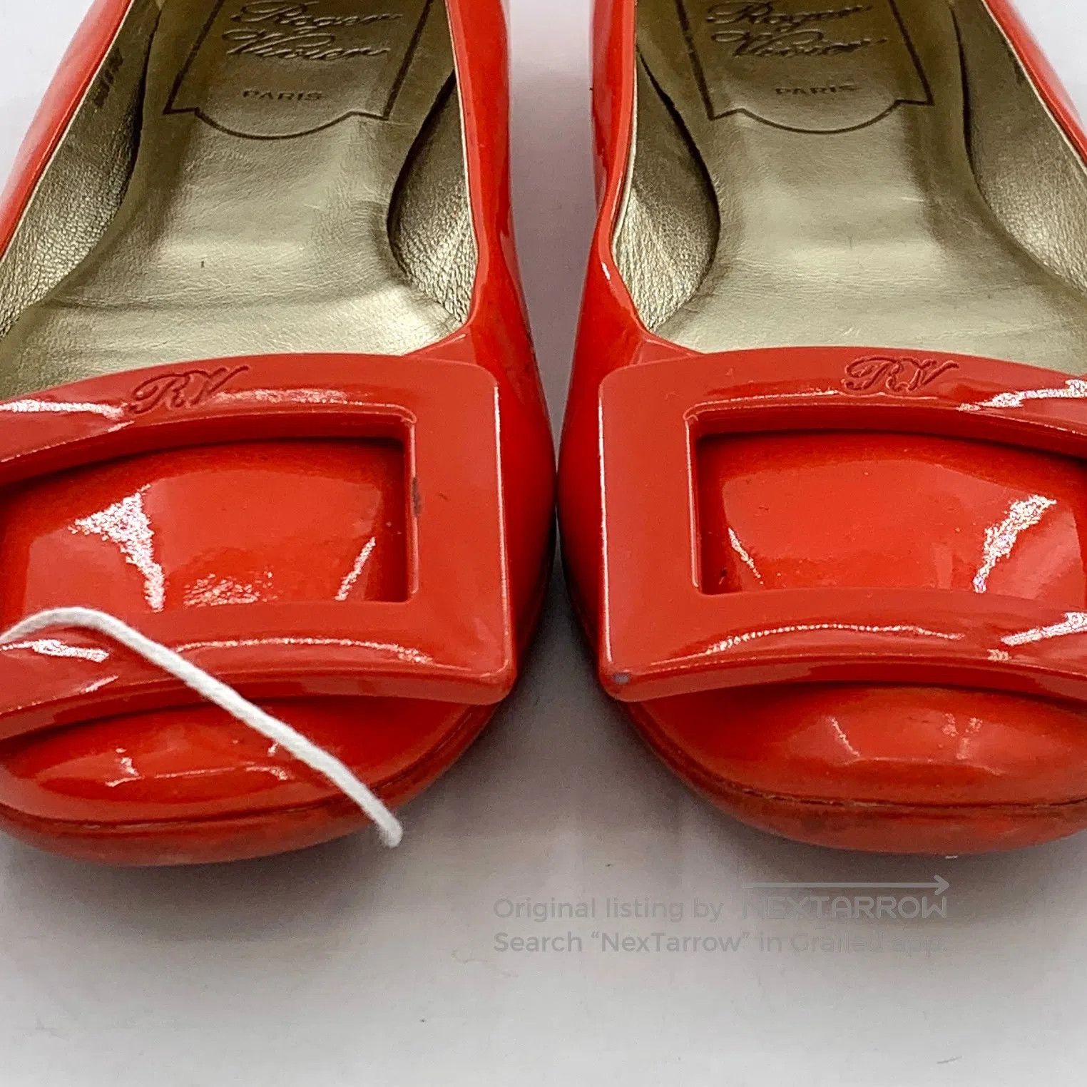 Alexander Wang Alexander Wang Red Patent Leather Square Buckle Casual Fla Size US 12 / IT 42 - 9 Thumbnail