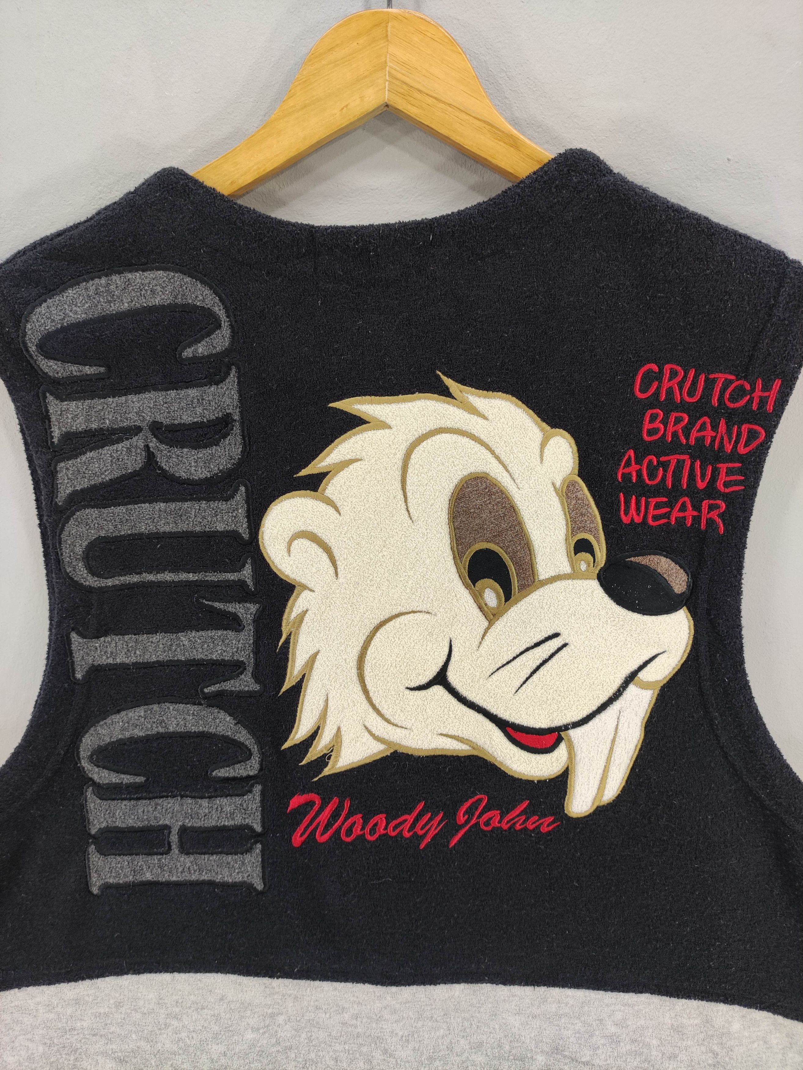 Japanese Brand Vintage Crutch Vest Fleece Zipper Size US M / EU 48-50 / 2 - 6 Thumbnail