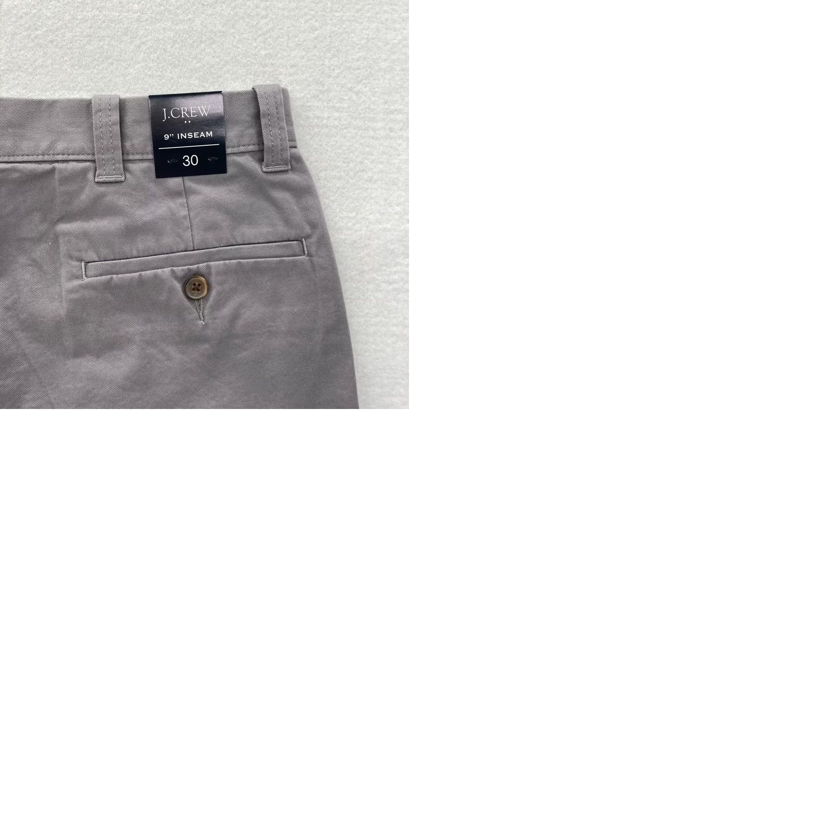 J.Crew J.Crew Shorts Women's 30 Gray Stretch Flat Front Chino 5" Inseam Preppy Size 30" / US 8 / IT 44 - 9 Thumbnail