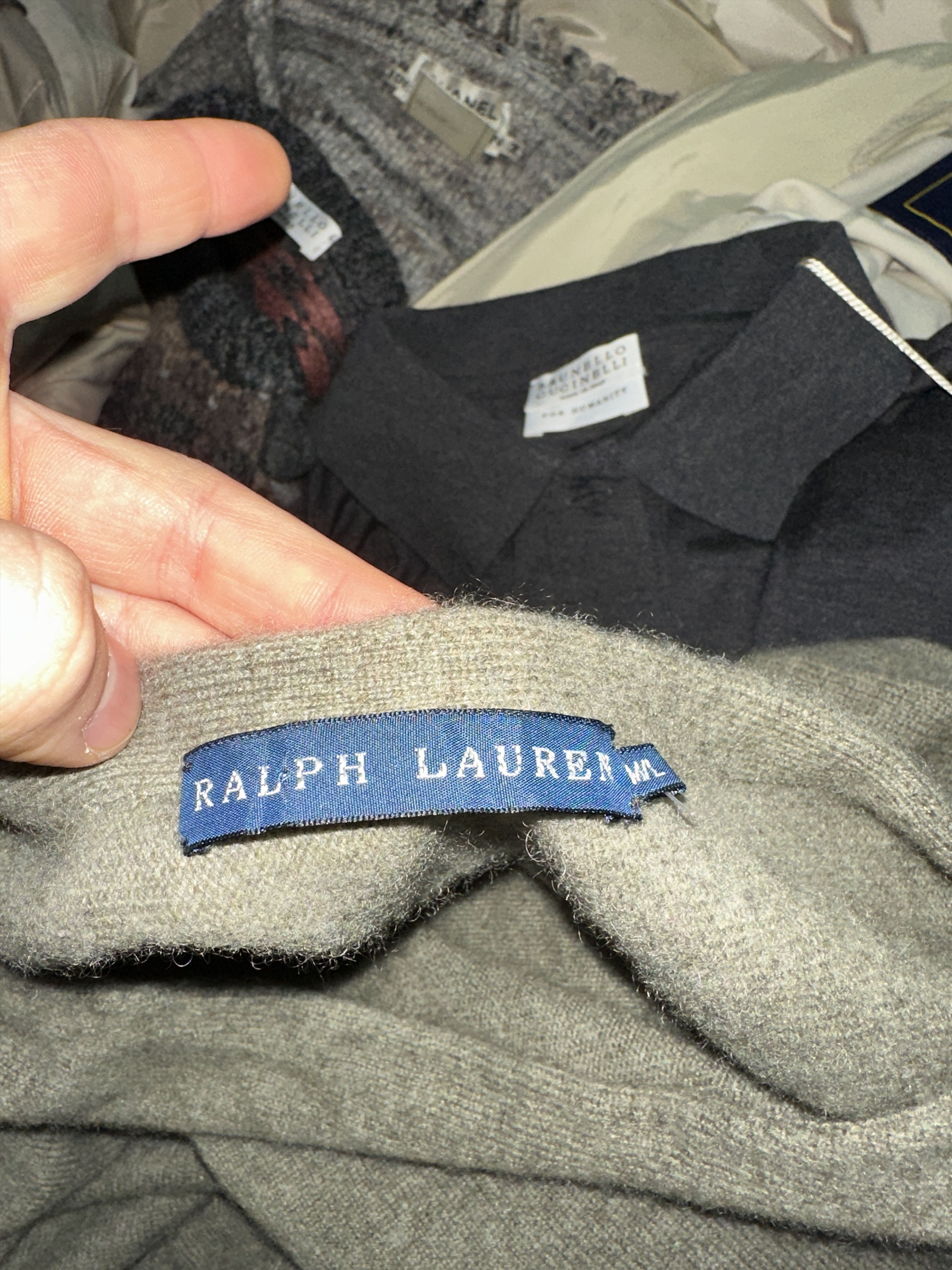 Ralph Lauren Ralph Lauren 100% Cashmere Open-Side Poncho Cardigan Rib ML Size M / US 6-8 / IT 42-44 - 13 Thumbnail