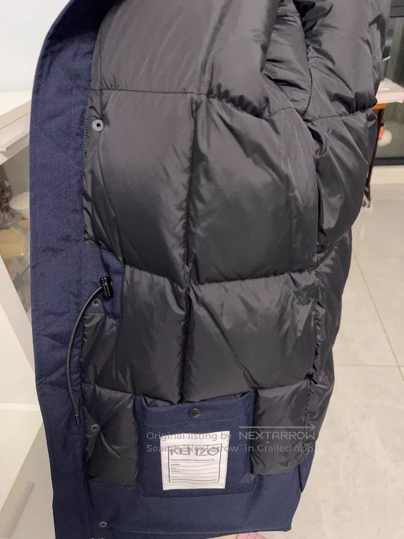 Kenzo Kenzo Men's Down Jacket, Duck Down, Blue-Black Size US L / EU 52-54 / 3 - 5 Thumbnail