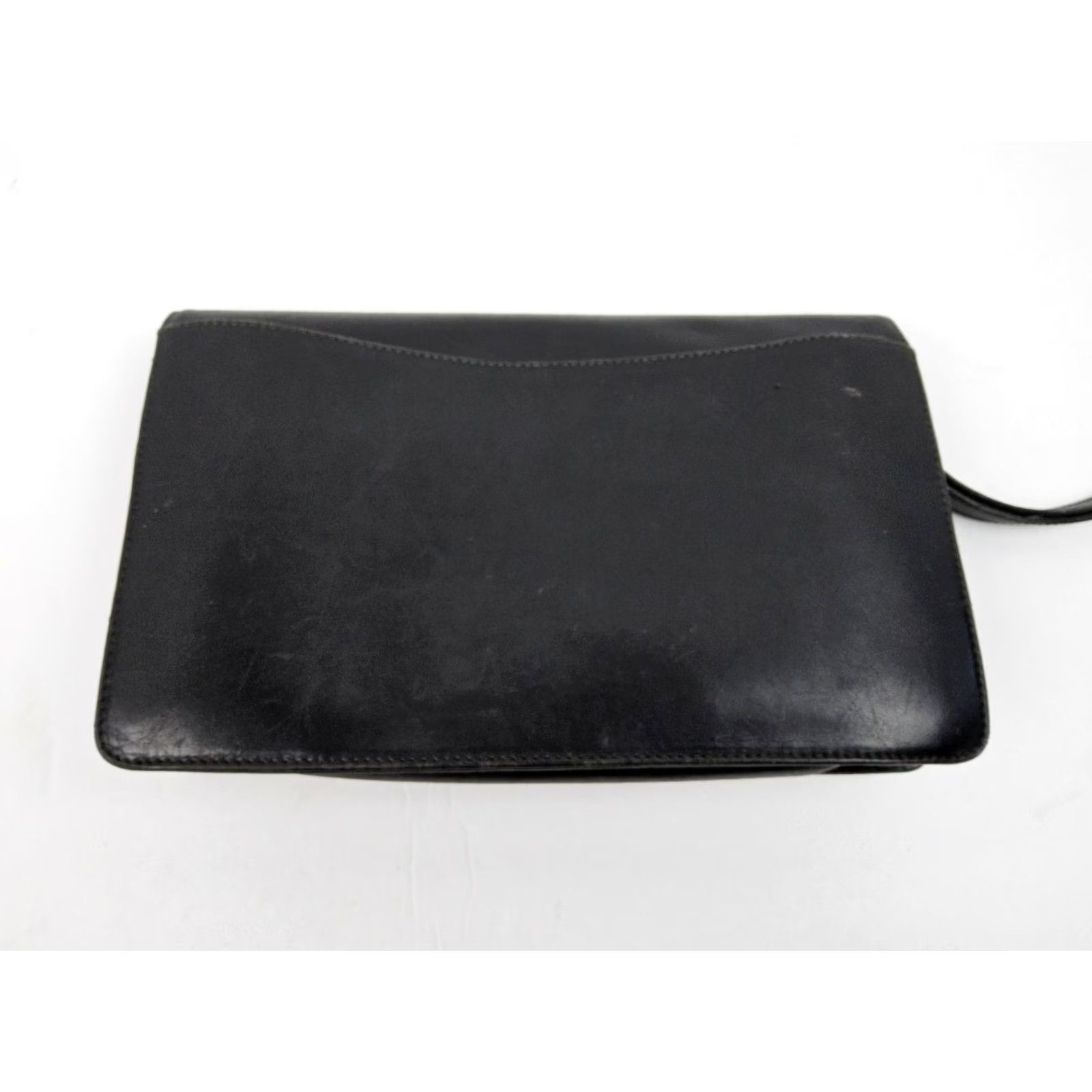 Vintage Dunhill Leather Clutch Wrist Strap Handbag Purse Black Women） Size ONE SIZE - 6 Thumbnail
