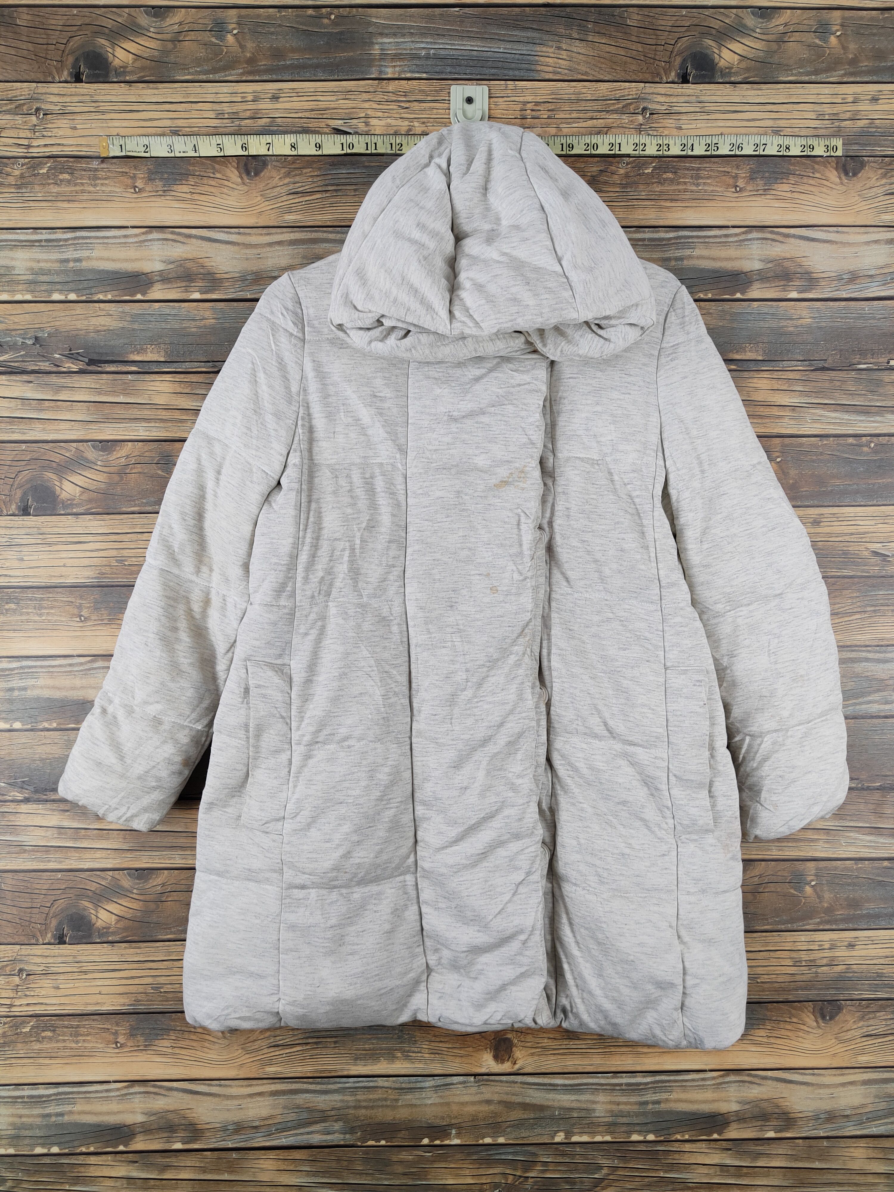 GU × Vintage Winter ❌ GU Ivory Hoodie Puffer Coats Vintage Stuff Size M / US 6-8 / IT 42-44 - 1 Thumbnail